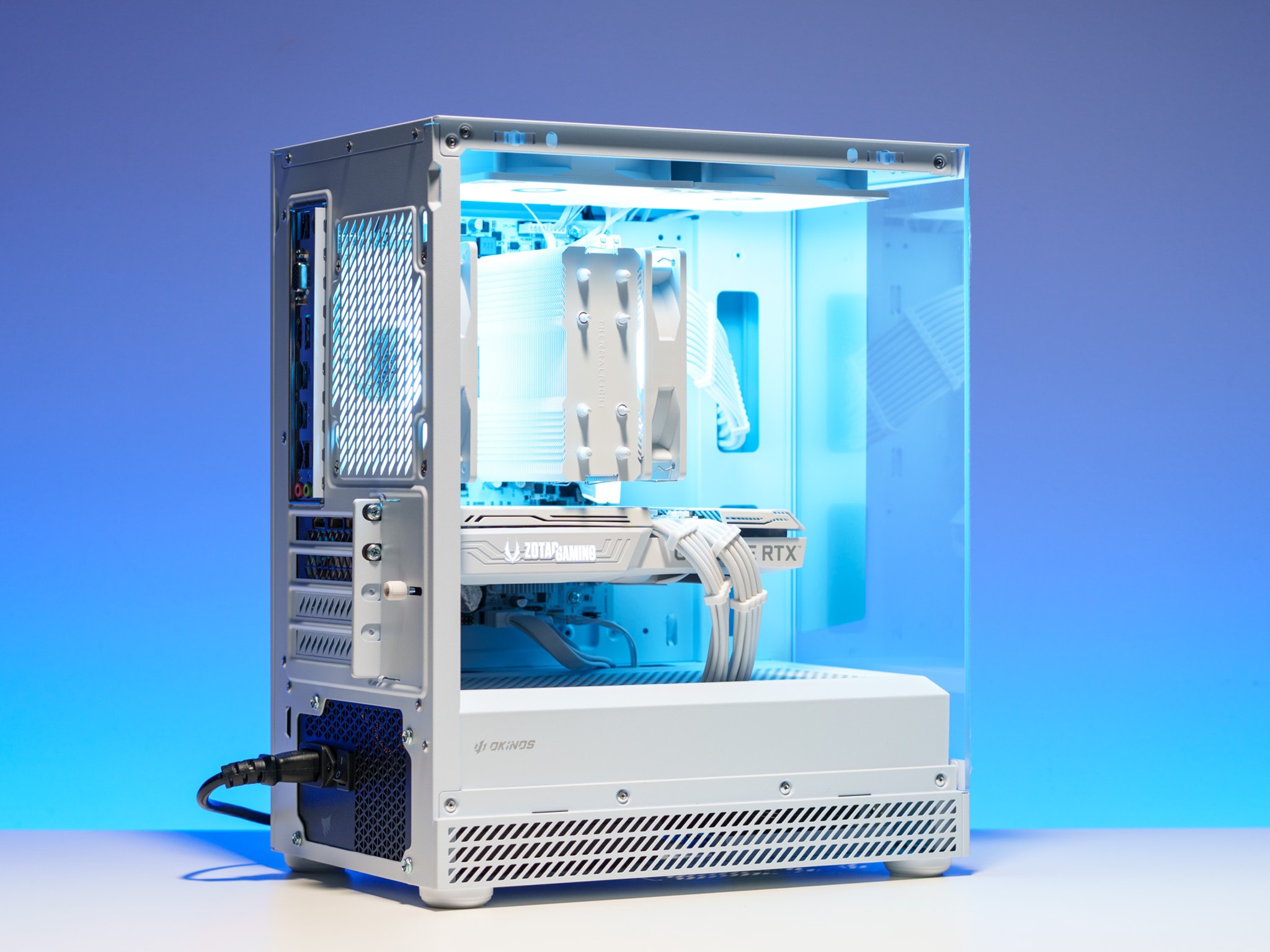 All White Gaming PC | RTX 3060 Ti White | Ryzen 5 | 16GB DDR4 | 512GB m.2 drive | 750W PSU