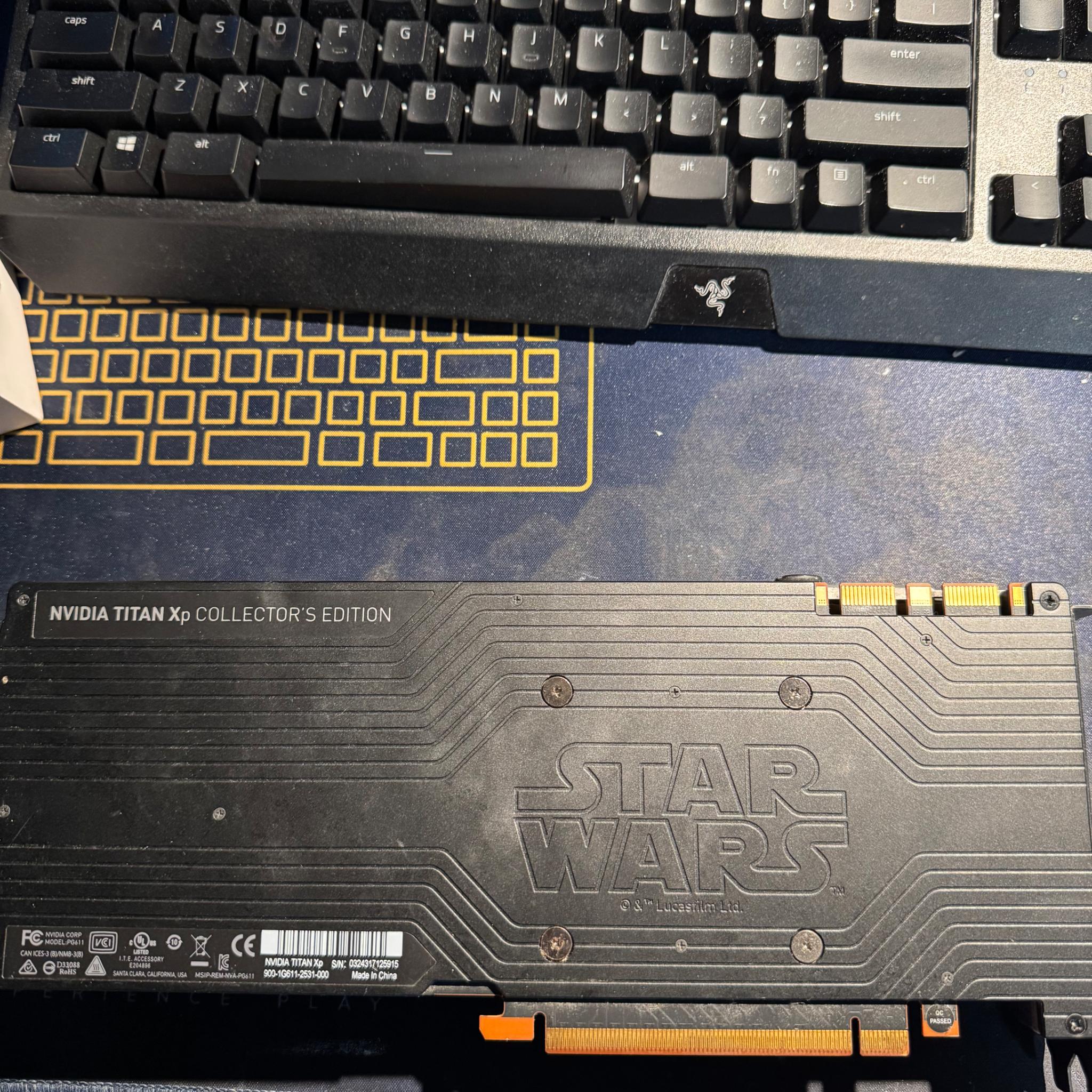 Nvidia titan xp Jedi order gpu
