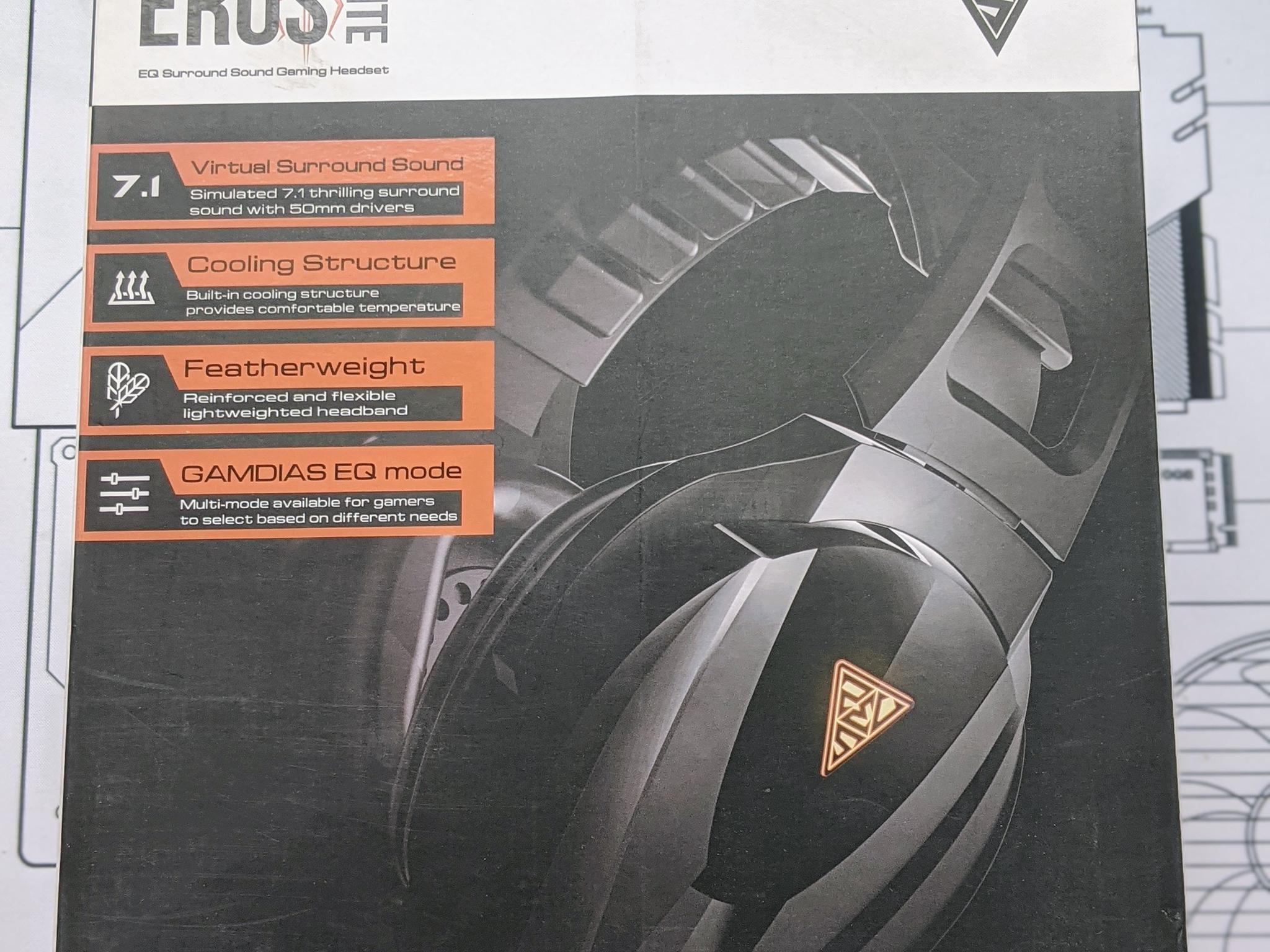 Gamdias Eros Elite USB Headset - BNOB
