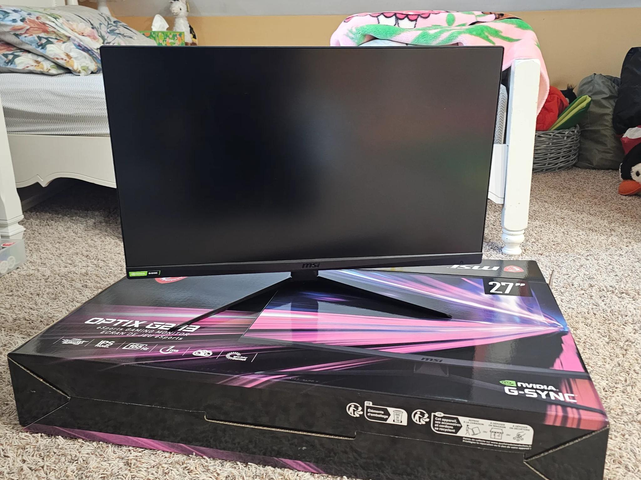 27in 165Hz MSI Gaming Monitor