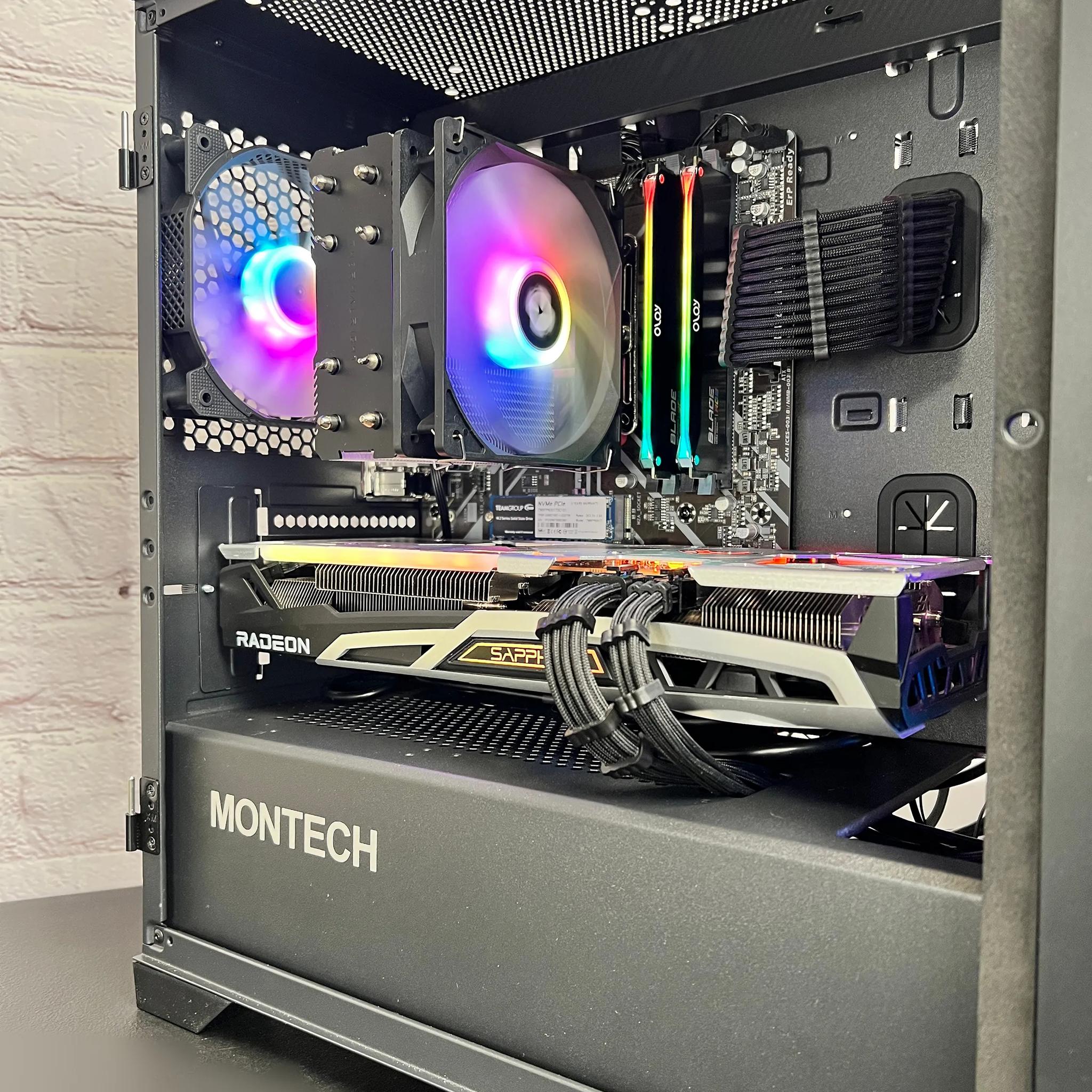 AMD RX 6700 XT Ryzen 5 5600G 16GB RAM 1TB M.2 Wifi/BT Window 11 Gaming PC