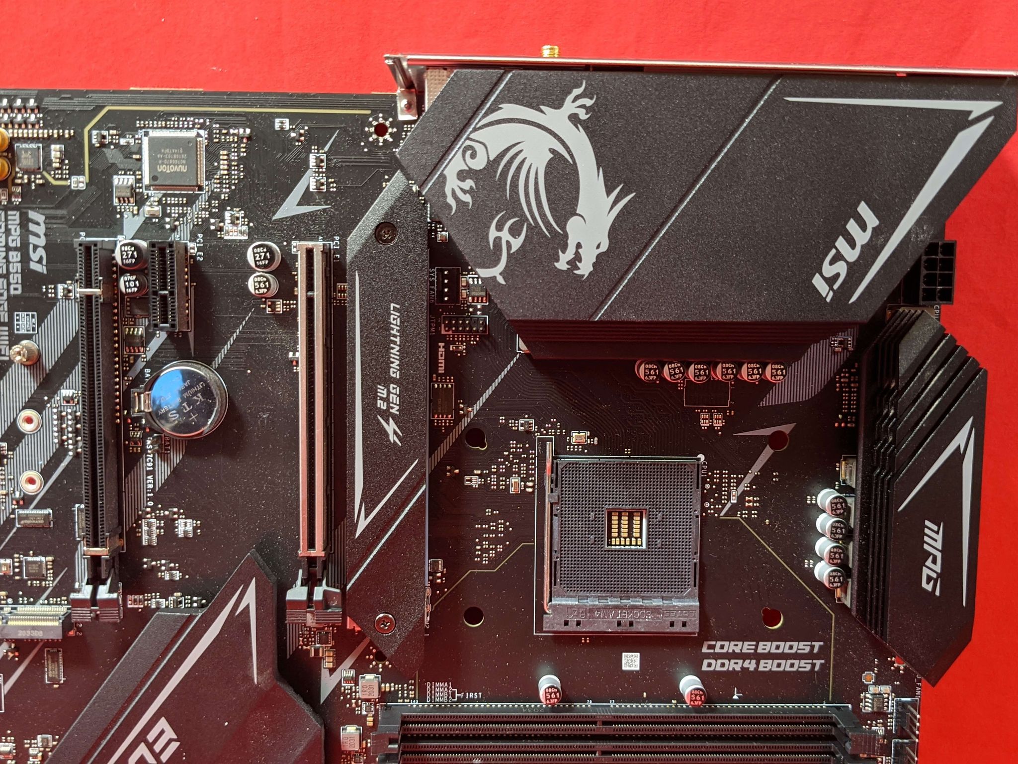 *AS IS/FOR REPAIR* MSI MPG B550 Gaming Edge WIFI AMD Socket AM4 DDR4 ATX Desktop Motherboard