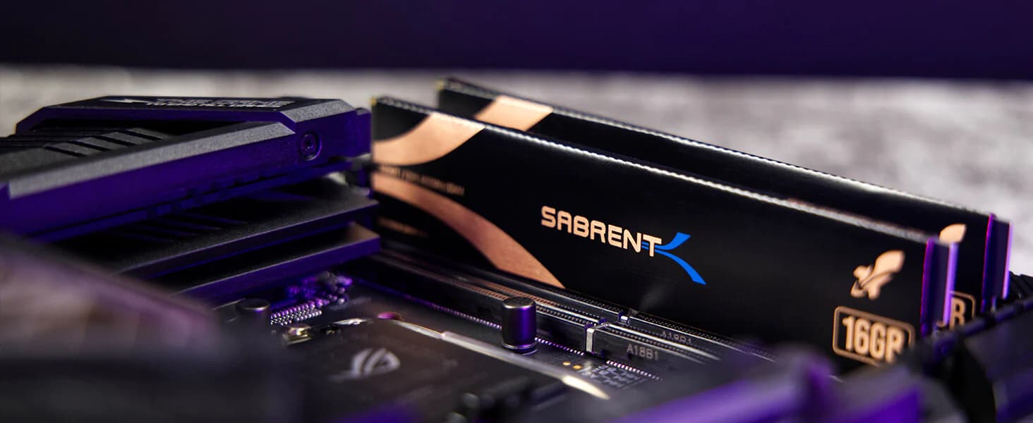 SABRENT DDR5 4800MHz 32GB U-DIMM Module for Desktops and PCs Memory