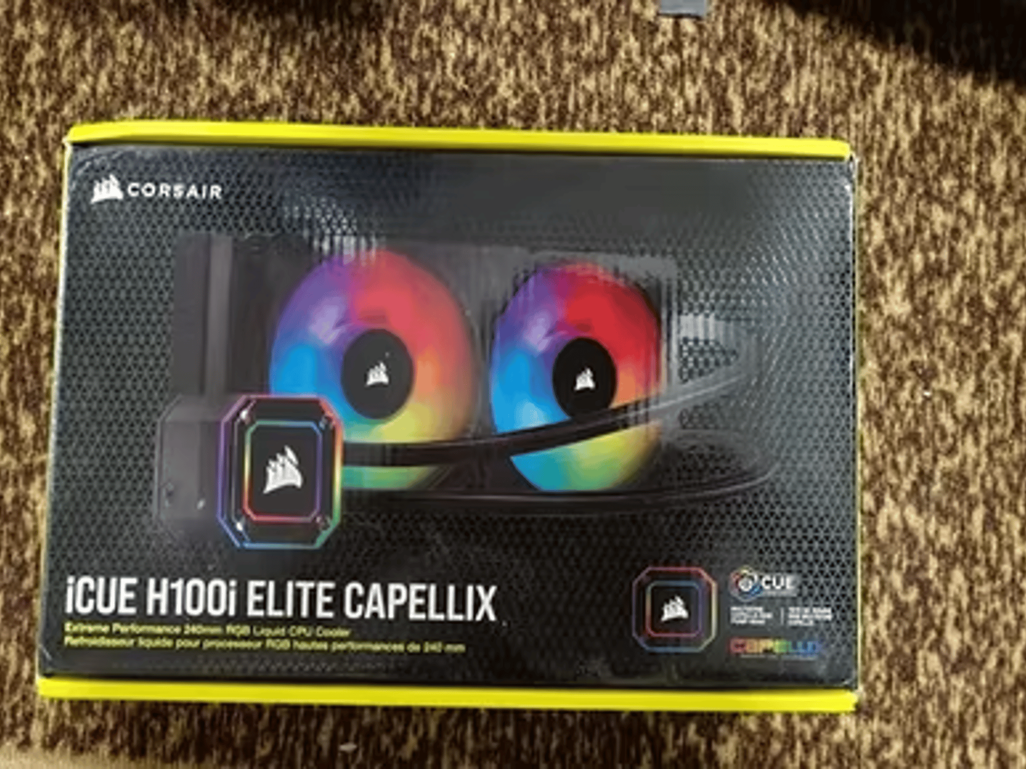 Corsair 240mm RGB AIO - Open Box, NEVER USED!