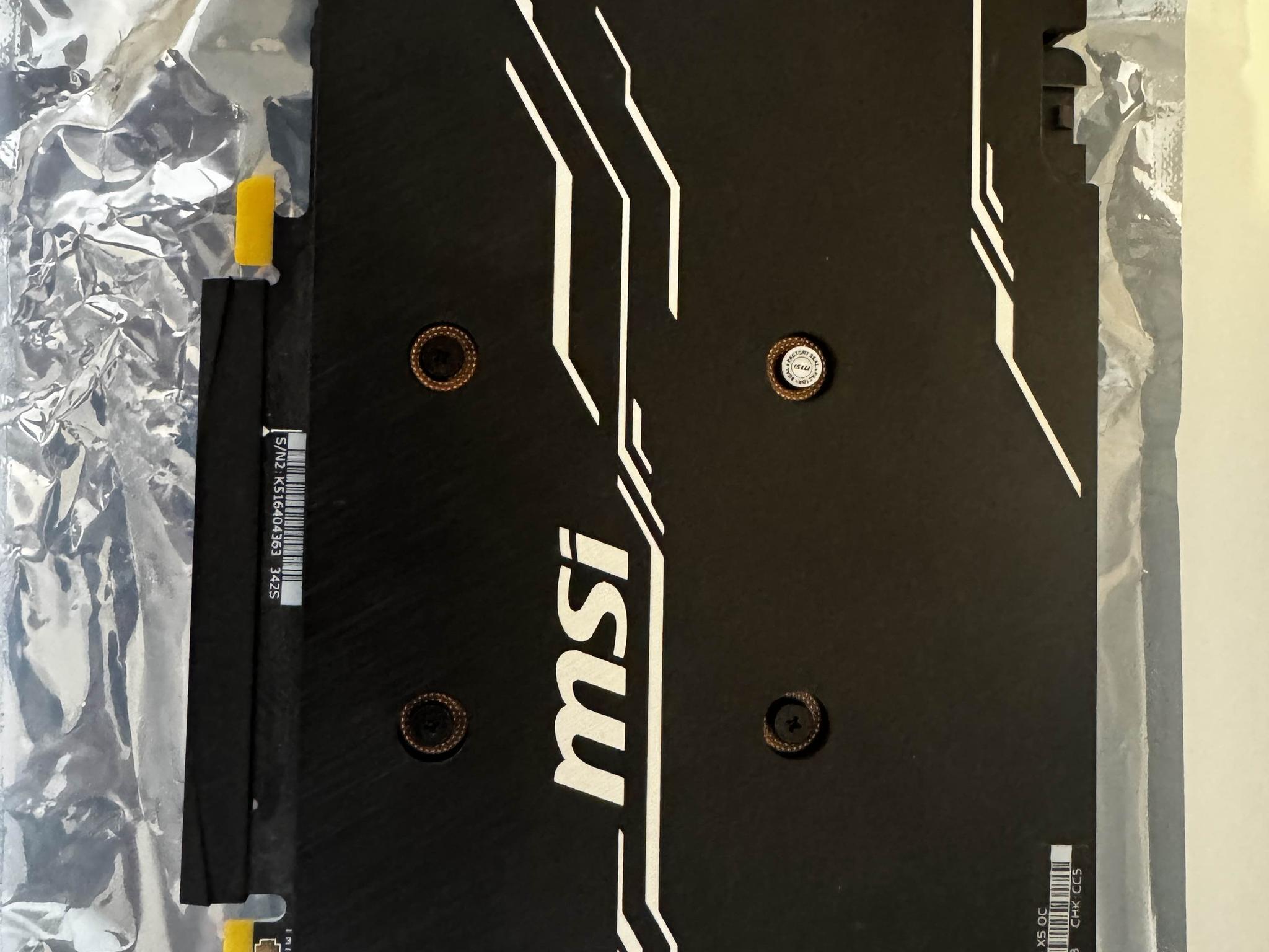 USED MSI GeForce GTX 1660 SUPER VENTUS XS OC