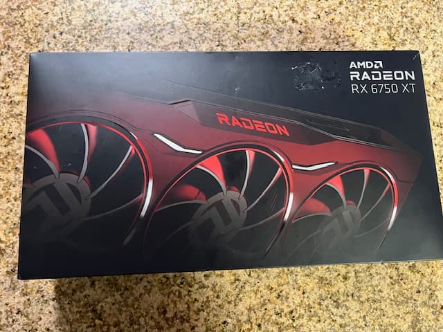XFX AMD Radeon RX 6750 XT Triple Fan 12GB GDDR6 PCIe 4.0 Graphics Card
