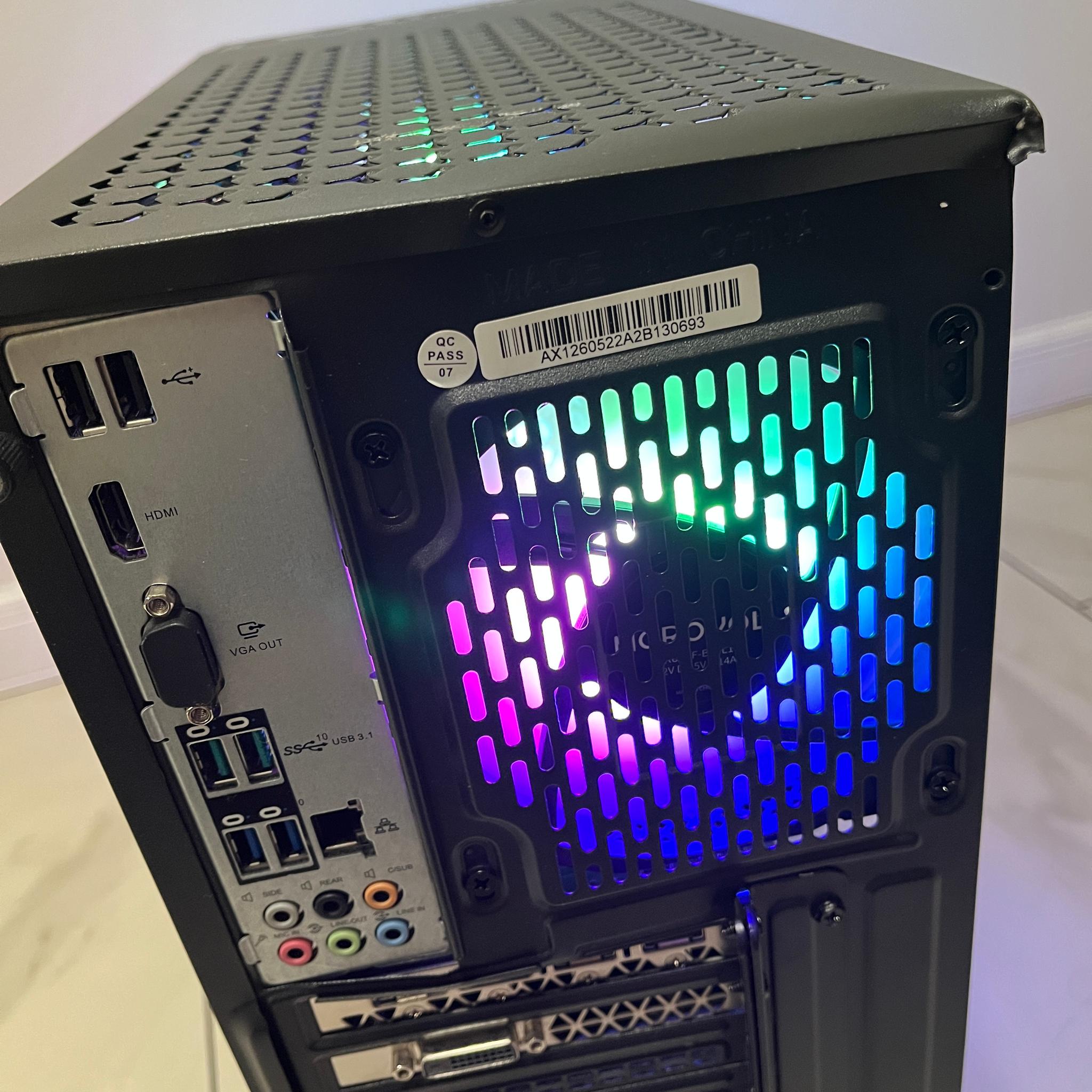 Budget Gaming PC - Intel i5-6400, NVIDIA GTX 1060 6GB, 12GB RAM, 756GB Storage, w/ Wi-Fi & BT
