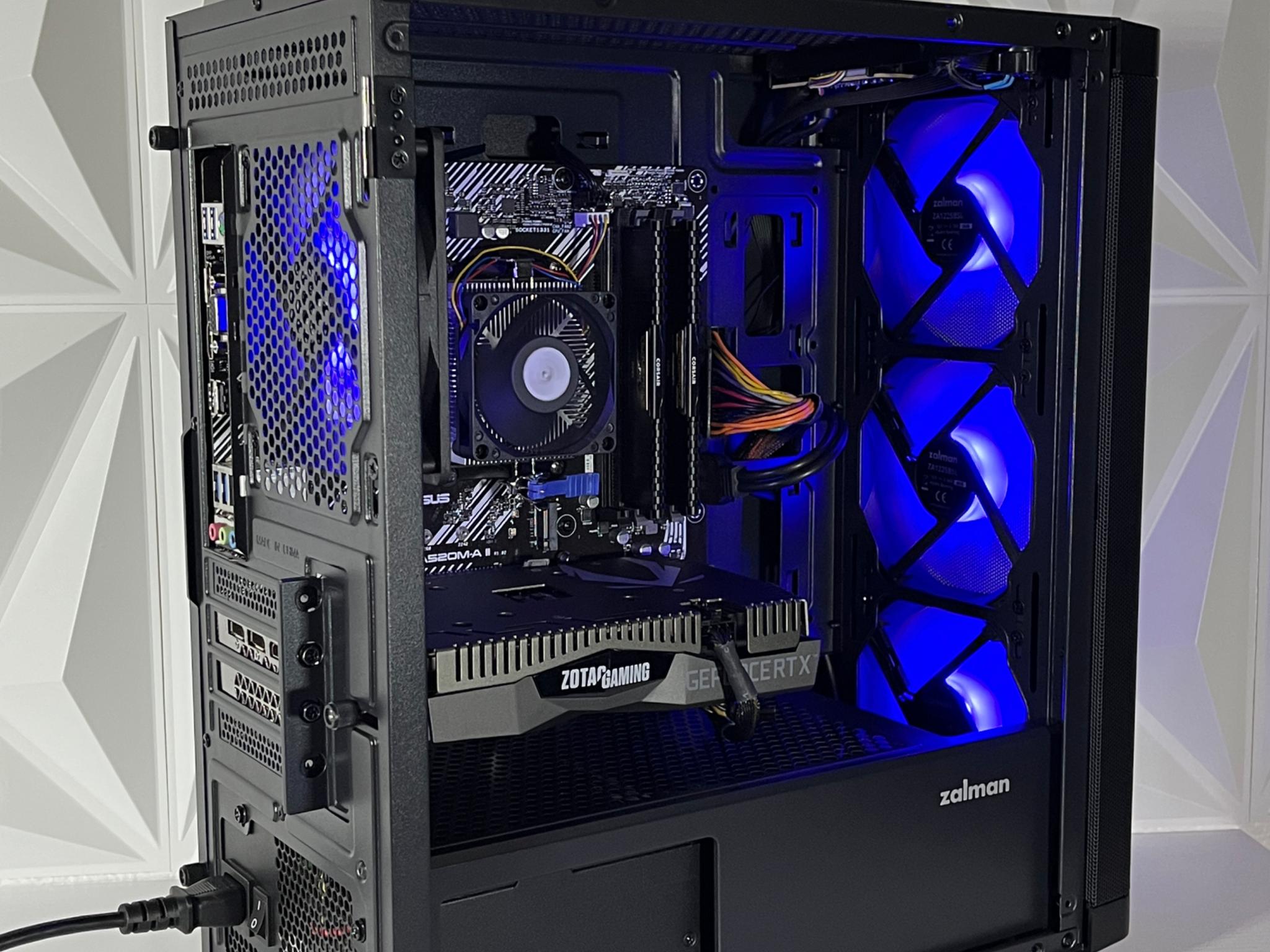 RTX 2060 6GB, Ryzen 5 2600X, 16GB 3600MHz | Black RGB Gaming Computer