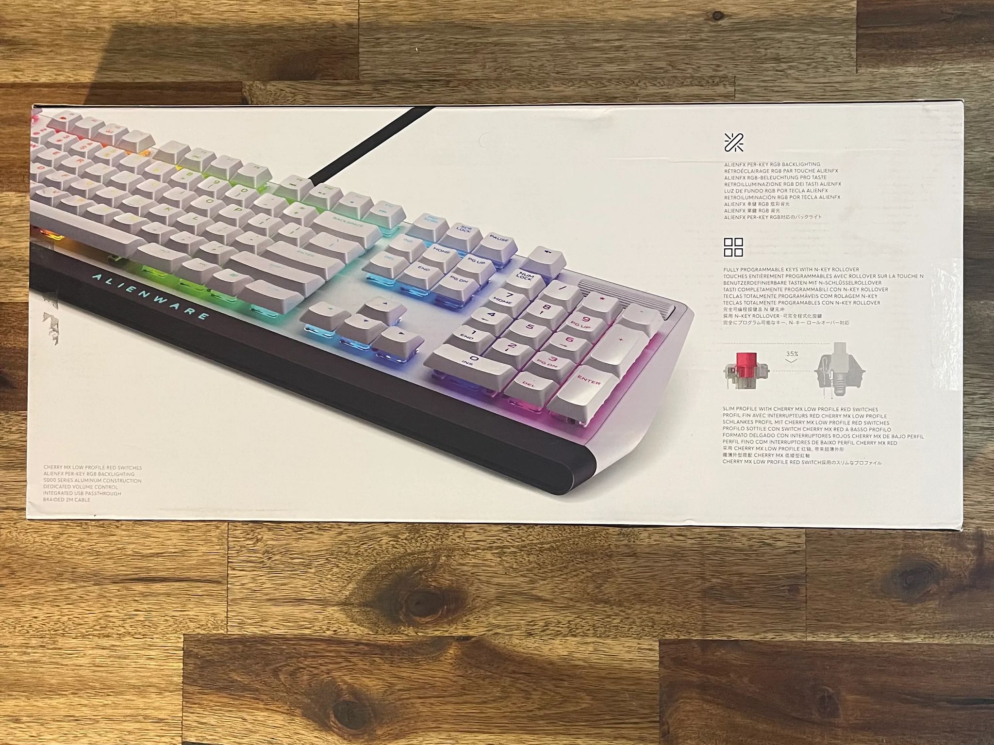 Alienware Low Profile RGB Mechanical Gaming Keyboard - AW510K