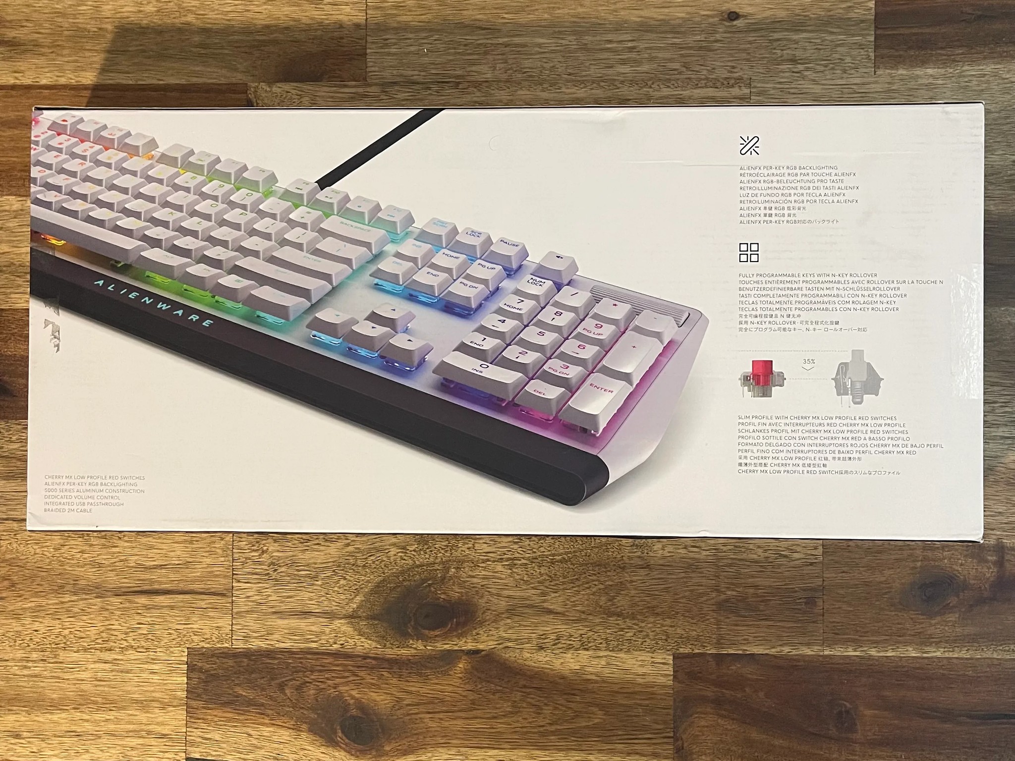 Alienware Low Profile RGB Mechanical Gaming Keyboard - AW510K