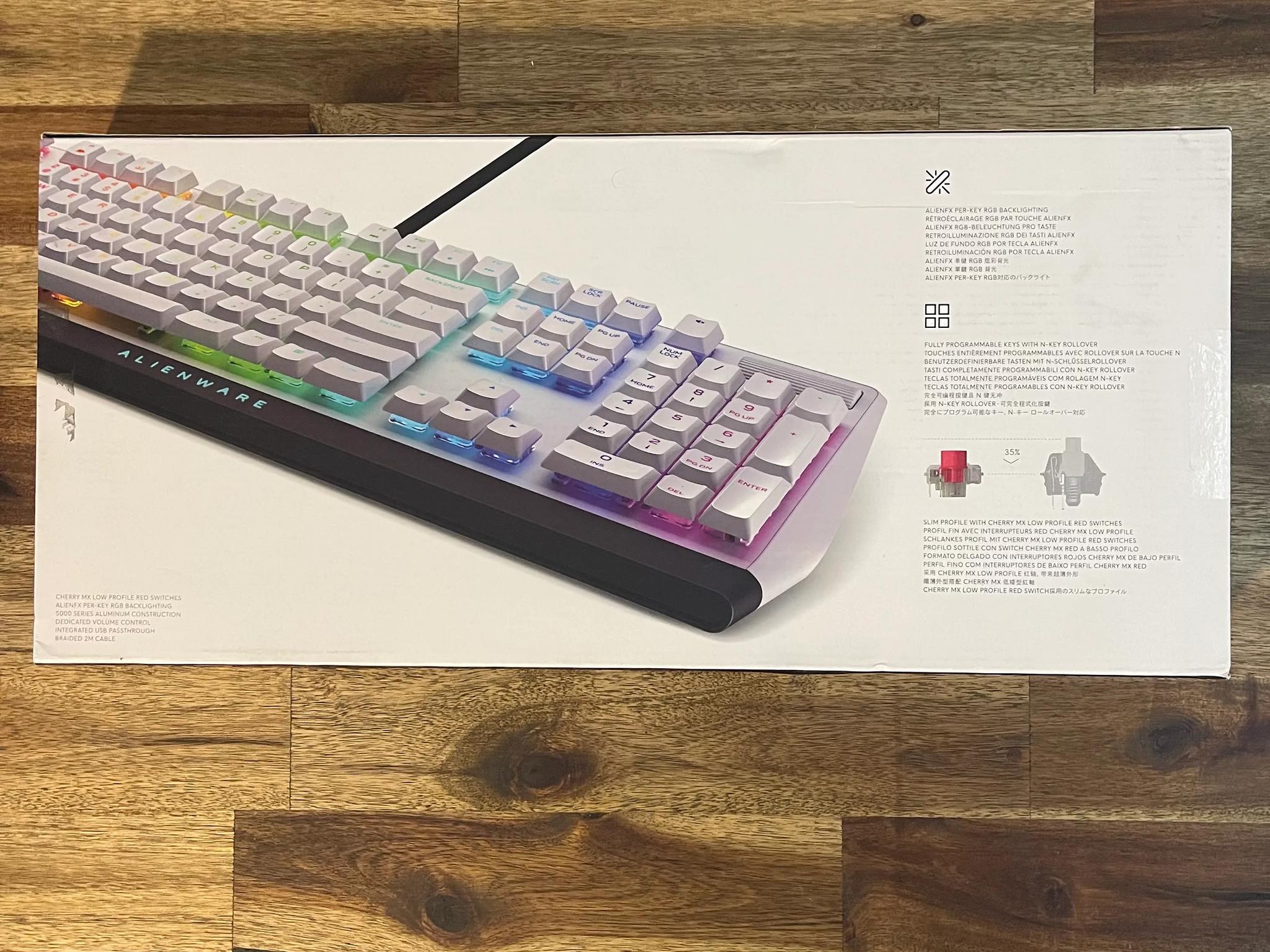 Alienware Low Profile RGB Mechanical Gaming Keyboard - AW510K