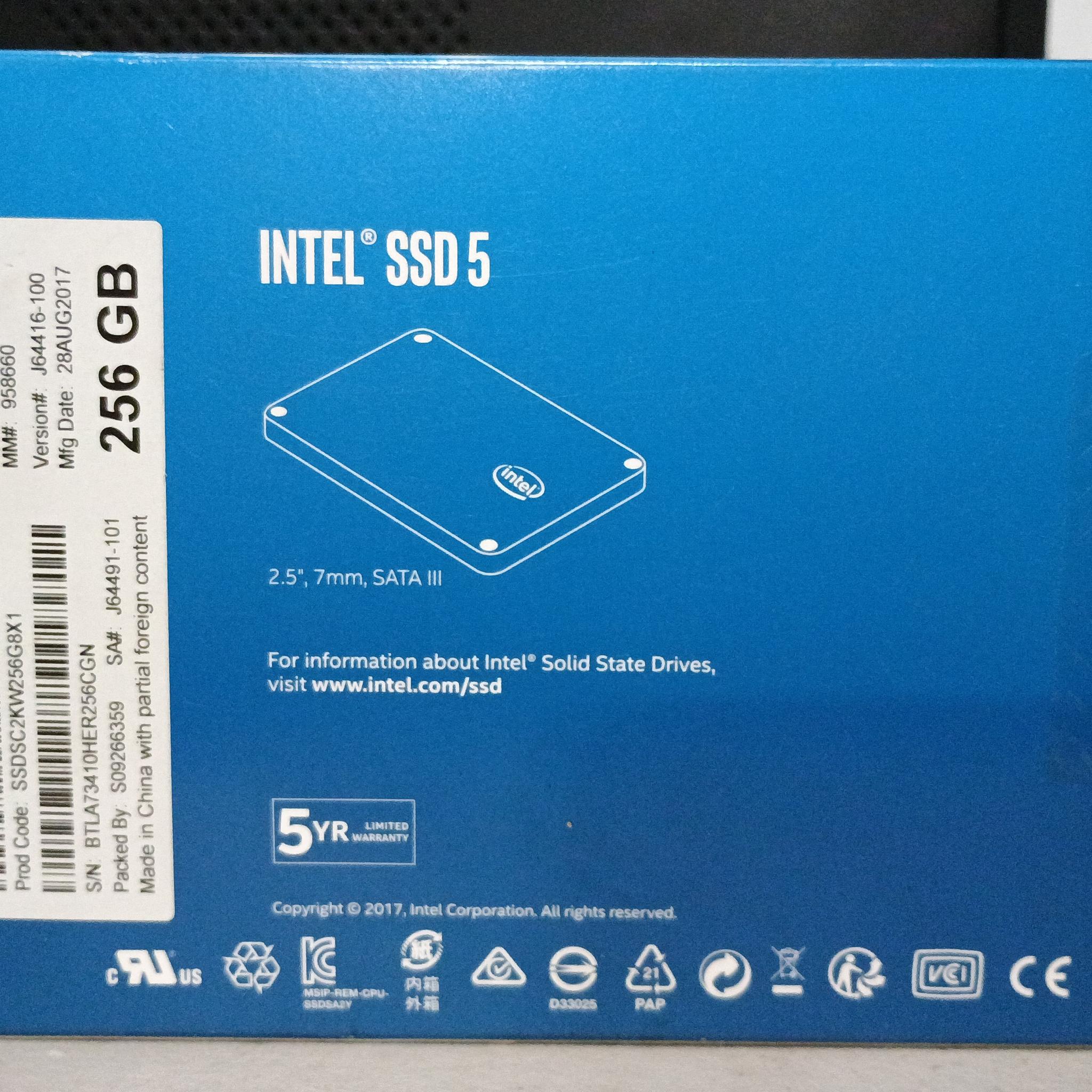 *NEW SSD* Intel 545s 2.5" Sata 256GB
