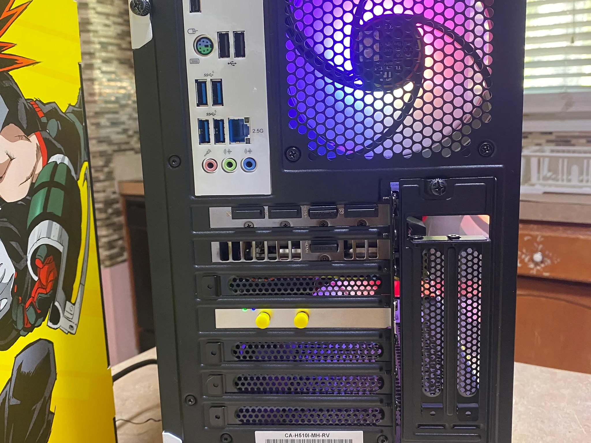 Gaming PC My Hero Academia Themed, Ryzen 5 5600, RTX 3060 12GB (Demonslayer), 2TB NVME, 32GB Ram