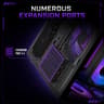LOVINGCOOL ARGB GAMING PC MATX CASE – PANORAMIC TEMPERED GLASS w/ 3 FANS