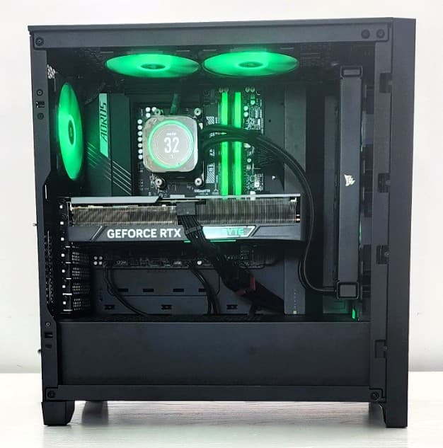 NEW Corsair Liquid Cooled 1440P Gaming PC - 7600X - 4070Ti
