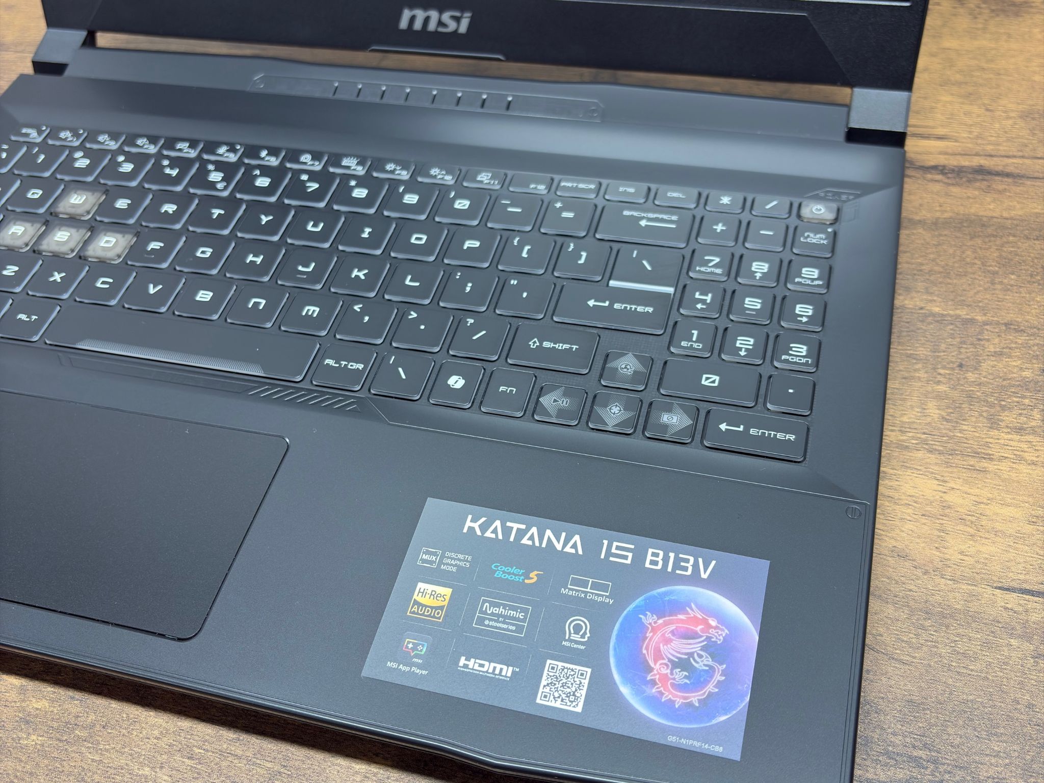 MSI Katana 15 B13V Gaming Laptop | Intel i7-13620H | RTX 4050 | 16GB DDR5 | 1TB SSD