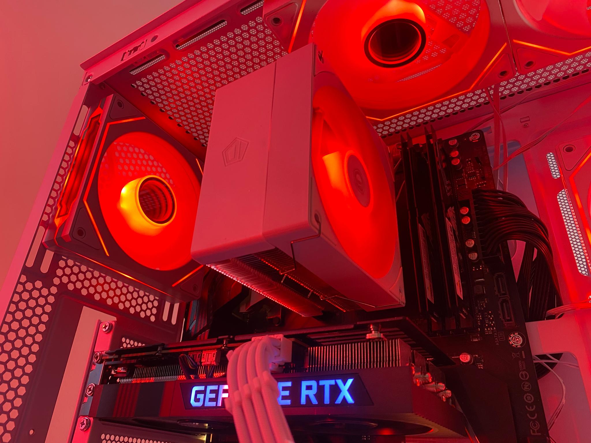 White RGB Gaming PC | RTX 3060 12GB | Ryzen 5 3600 | 16GB DDR4 3200MHz | 500GB M.2 SSD | WiFi