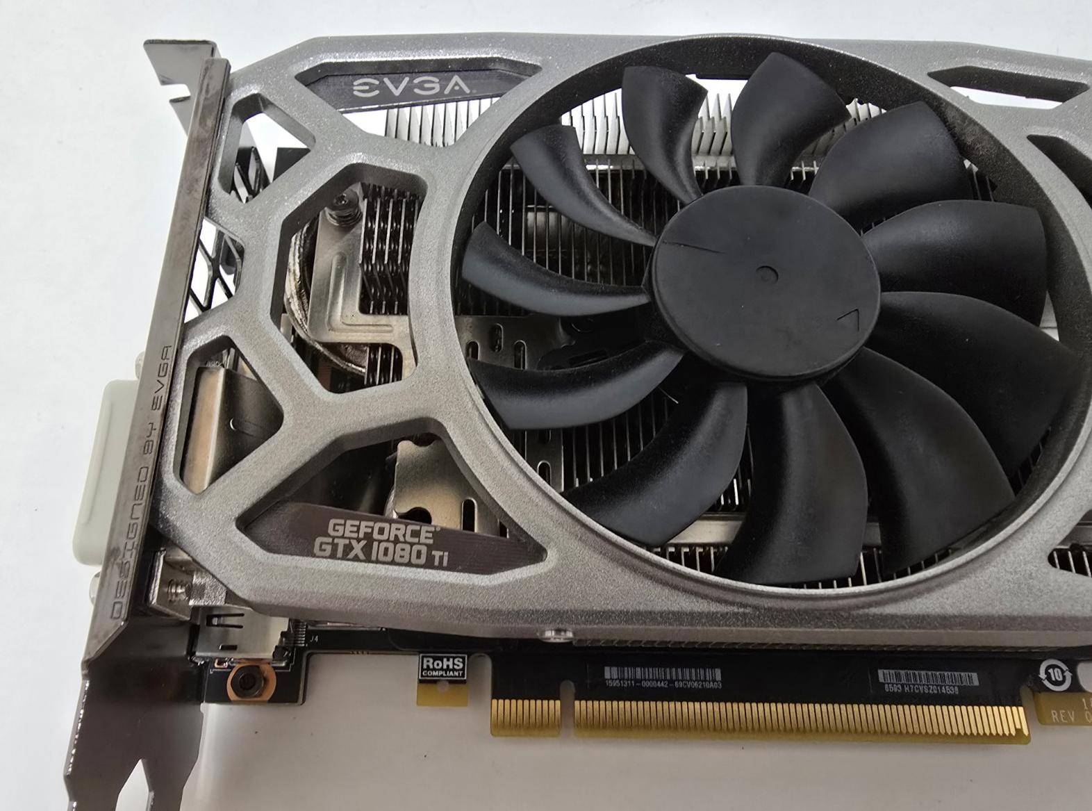 EVGA GeForce GTX 1080 Ti 11GB GDDR5X Graphics Card 11G-P4-6593-KR SC2 GPU