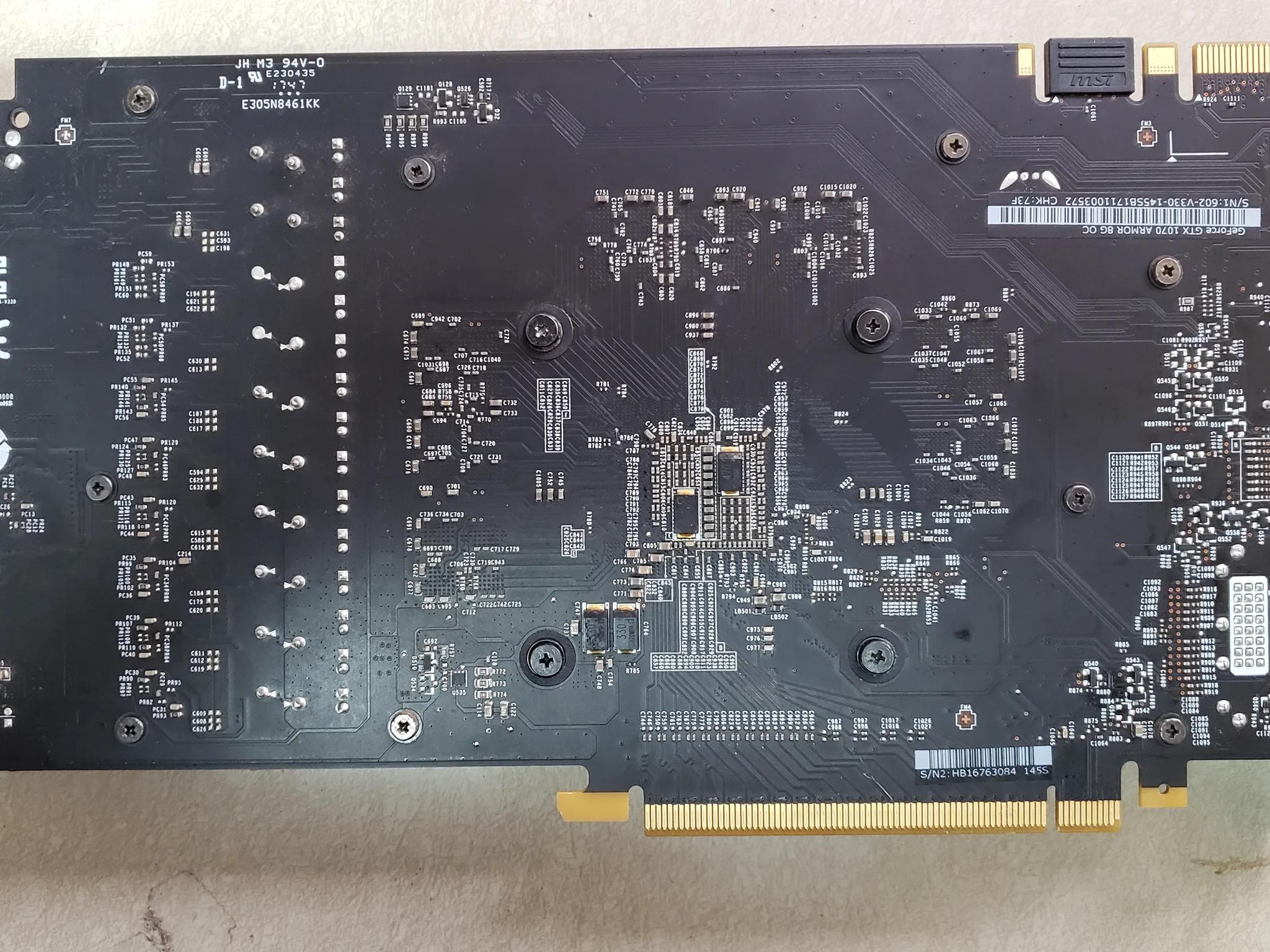 MSi GTX 1070 Armor