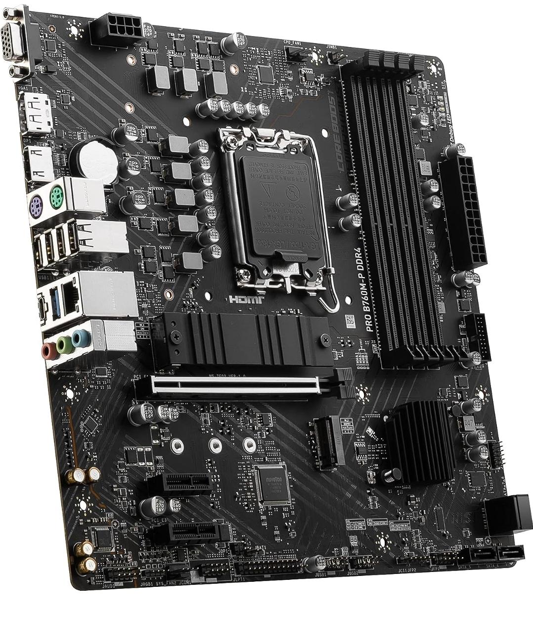 MSI PRO B760M-P DDR4 ProSeries Motherboard