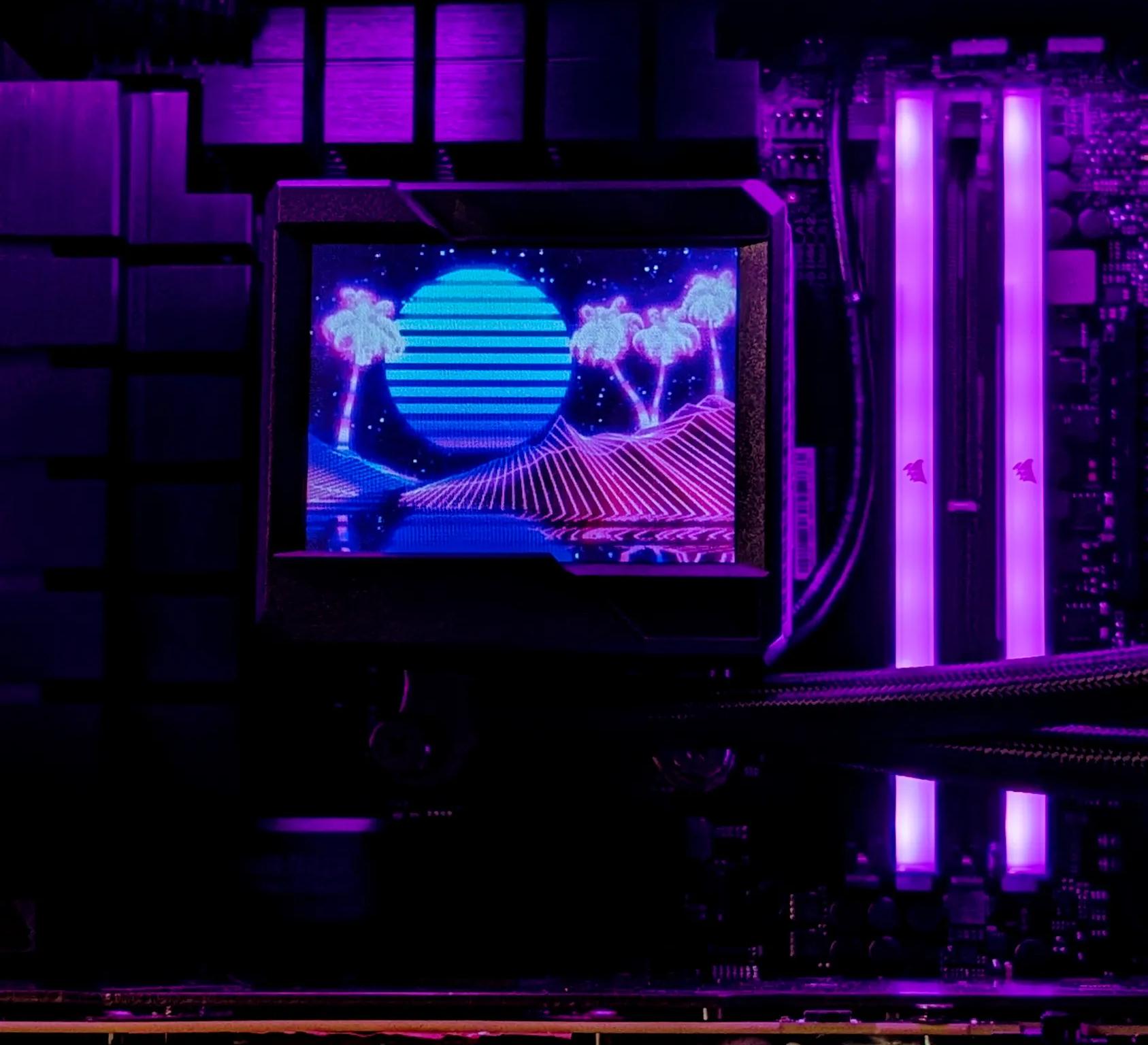 ASUS BEAST GAMING PC | RYZEN 7600X3D | RTX 3080 | RYUJIN II LCD SCREEN AIO | 32GB RAM | 1440P/4K