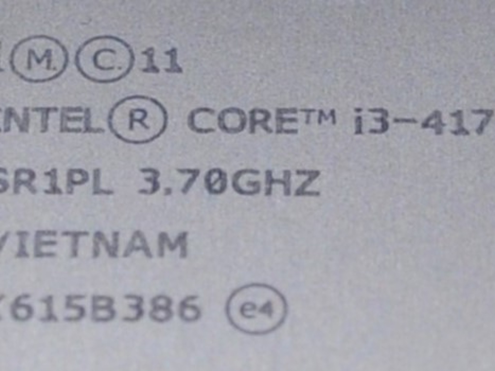 Intel core i3 4170 2 core 4 thread 3.70GHZ LGA 1150