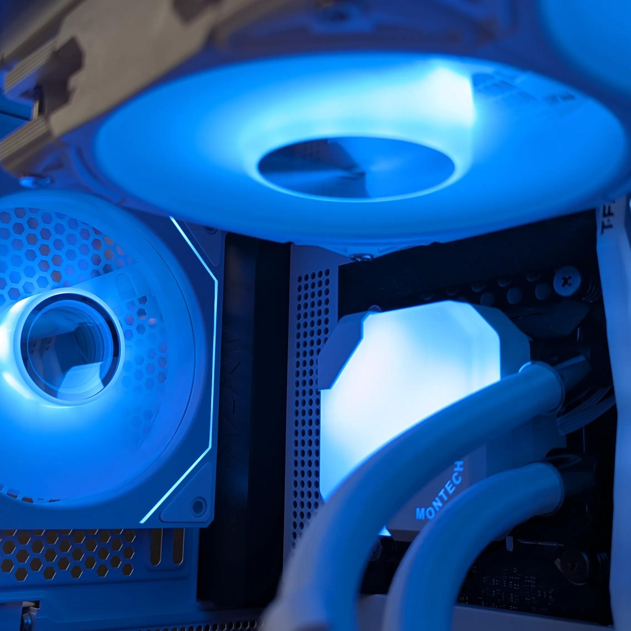 💀 Ghost – 4070 Gaming PC | 13600KF + 32GB DDR5 + NVMe Gen4 ⚡❄️