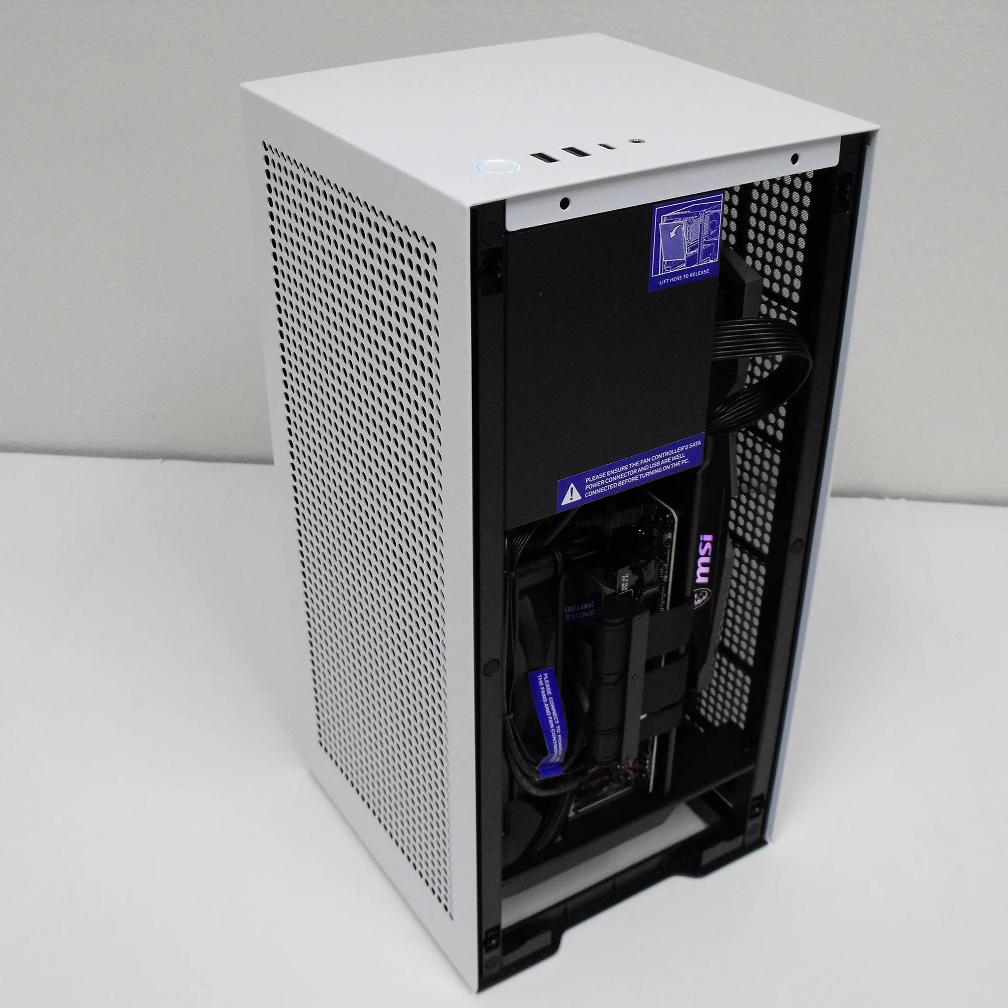 ITX PC on Sale! Ryzen 5 7600, RX 6600XT, 64GB DDR5-4800, 1TB SSD NVMe, NZXT H1 V2 case