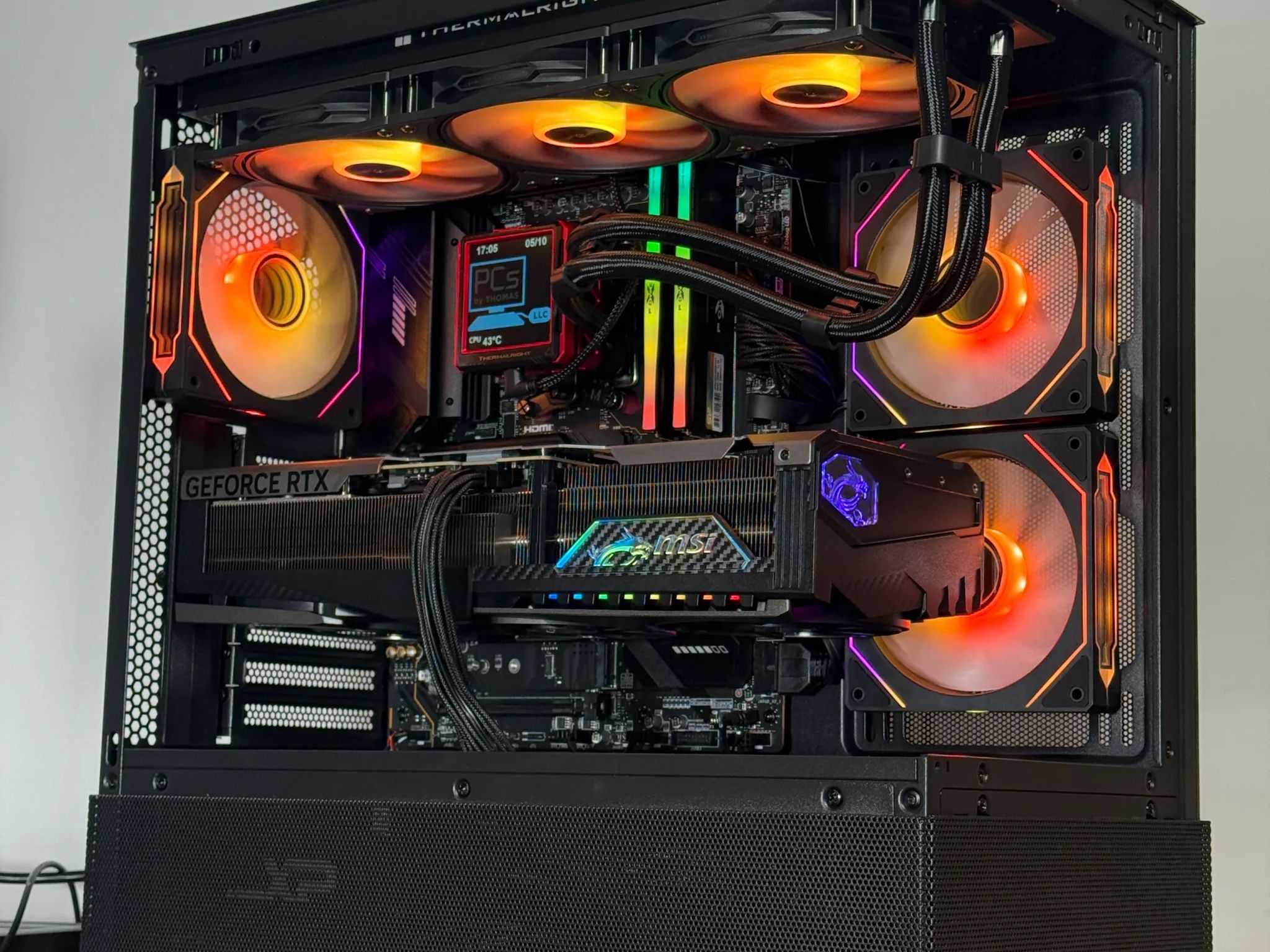 RTX 5090 Flagship Gaming PC Ryzen 9800x3d 64GB DDR5 4TB NVME