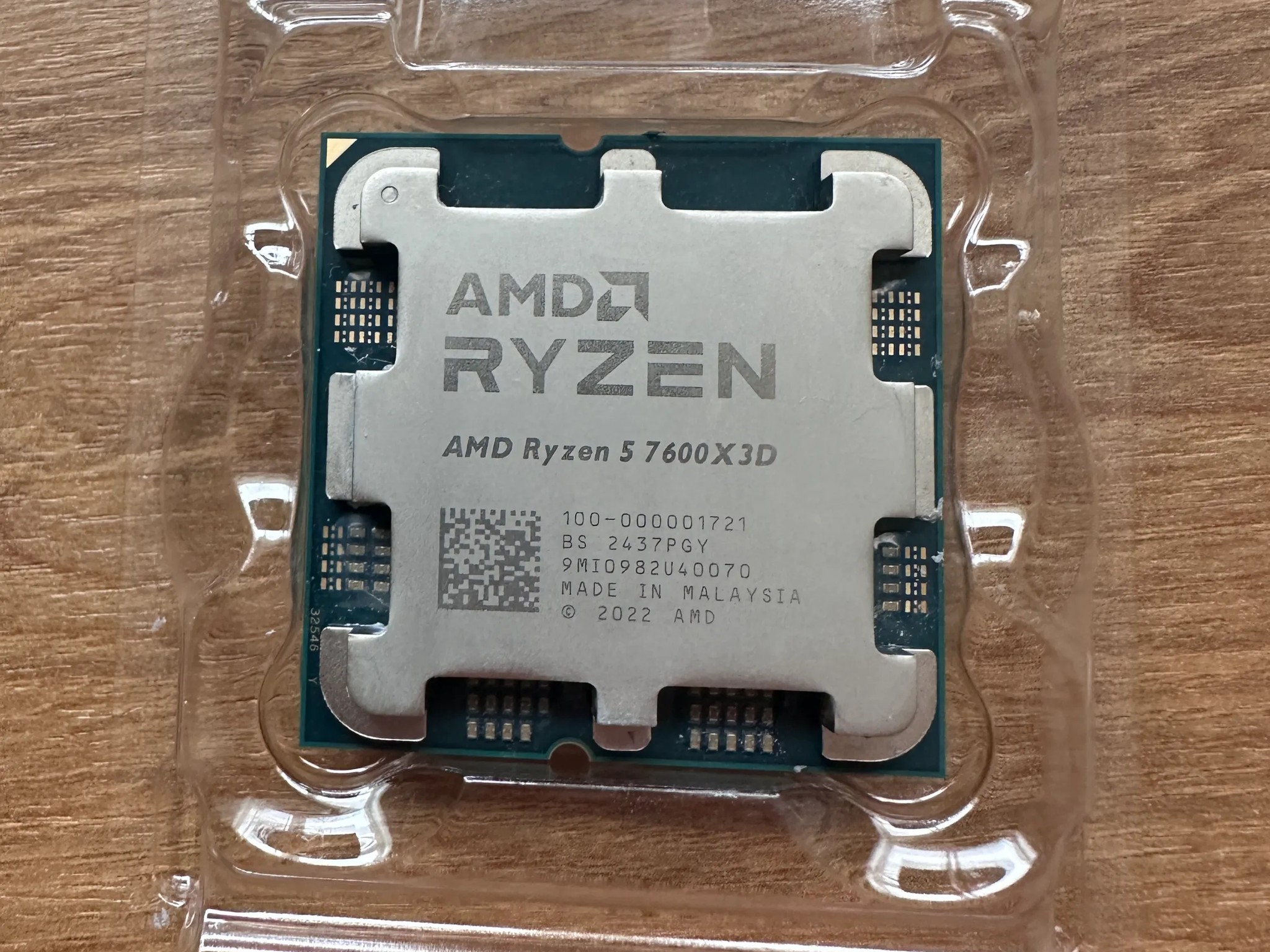 Used AMD Ryzen 5 7600X3D Raphael AM5 4.1GHz 6-Core Processor