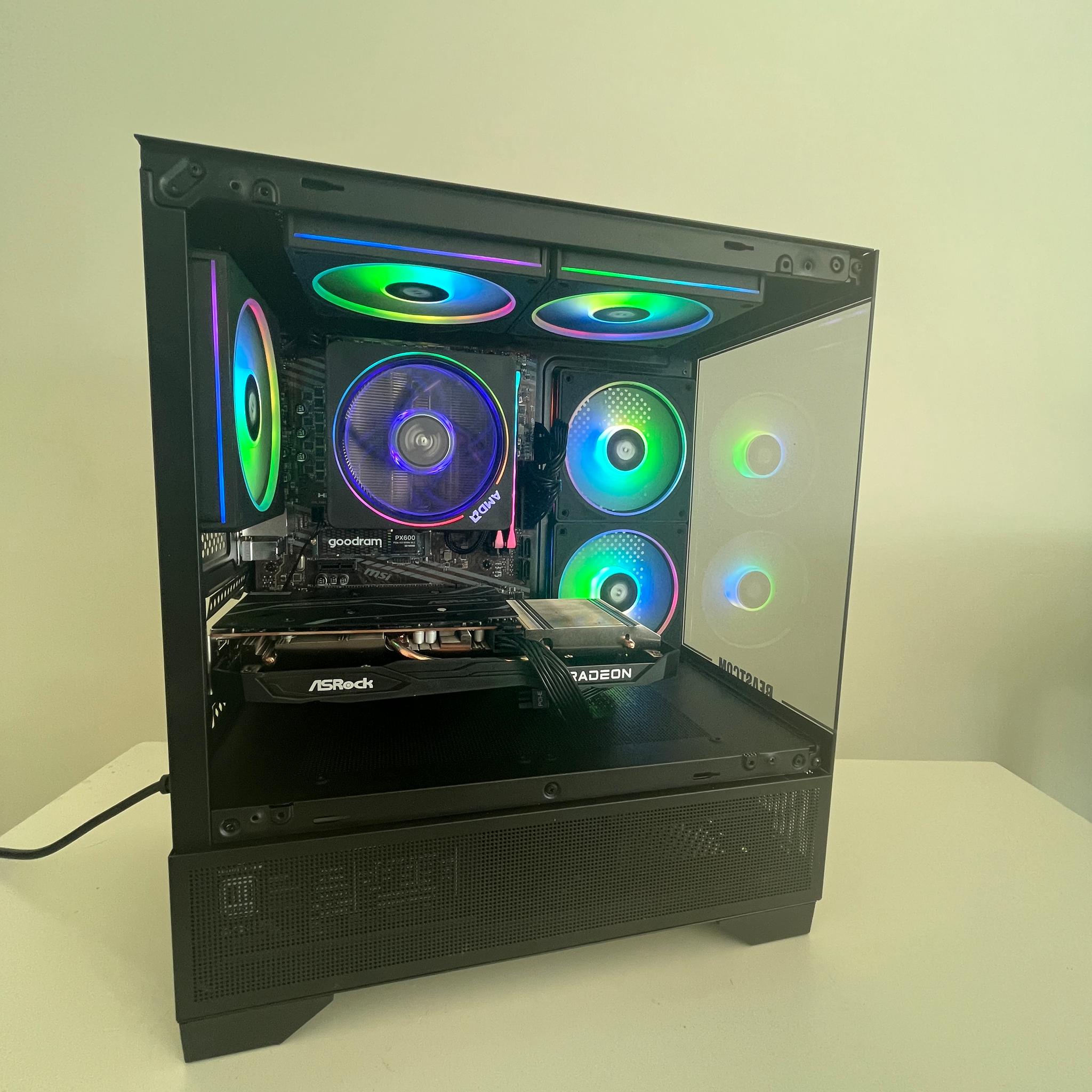 GAMING PC RYZEN 5 | RX 6600 | 1TB SSD | 16GB RAM | WINDOWS 11 | WIFI & BT