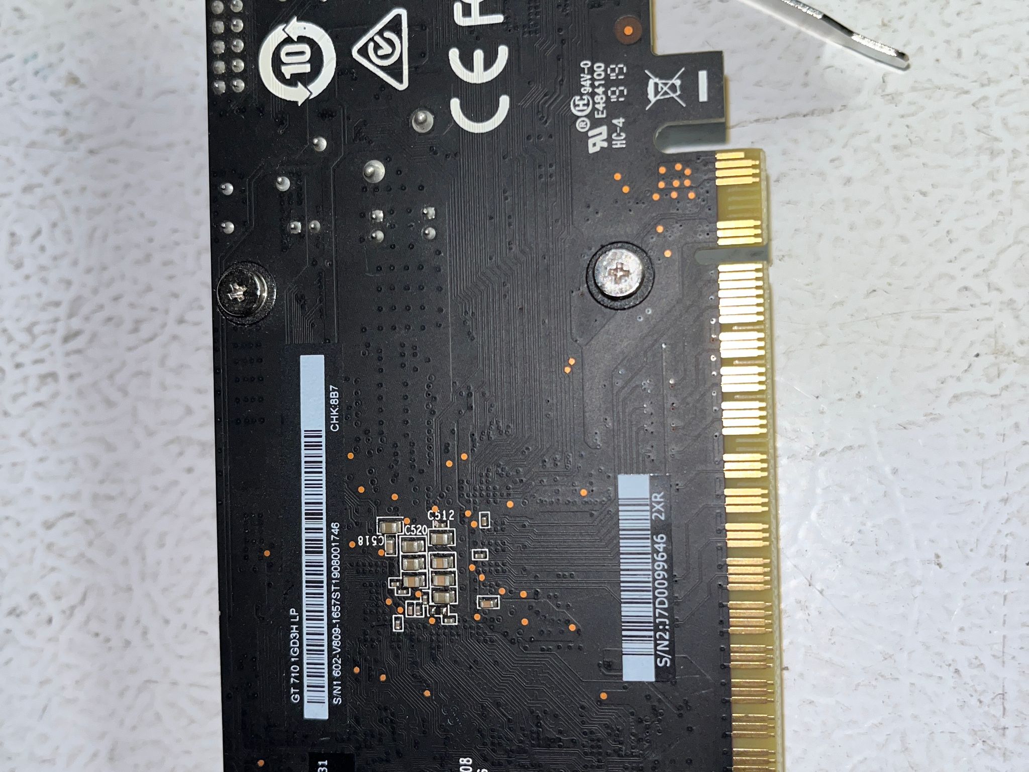 MSI GeForce GT 710 1GB DDR3 GT 710 1GD3H LP – Low‑Profile Bracket – Tested
