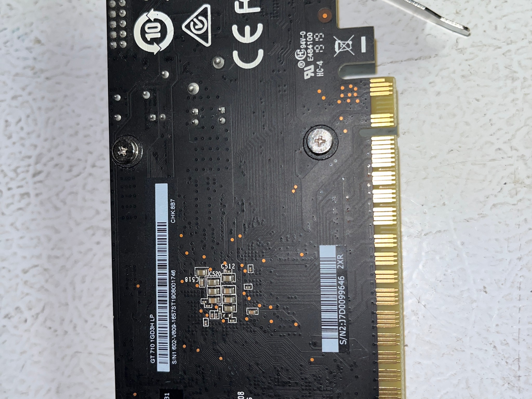 MSI GeForce GT 710 1GB DDR3 GT 710 1GD3H LP – Low‑Profile Bracket – Tested