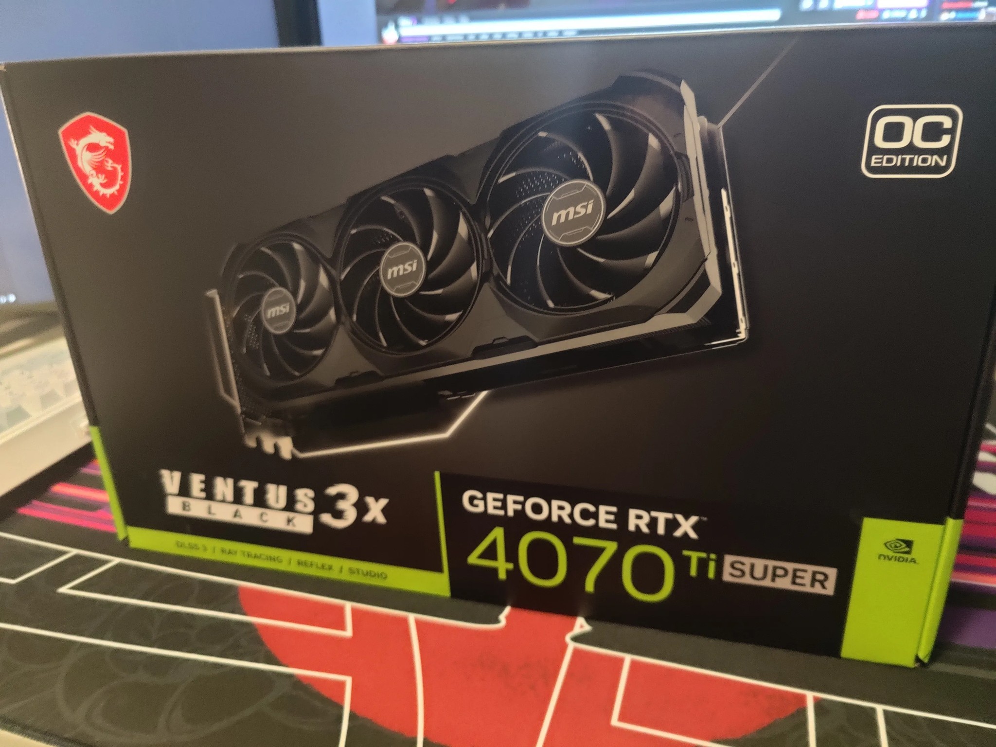 MSI GeForce RTX 4070 Ti Super Ventus 3X Black OC