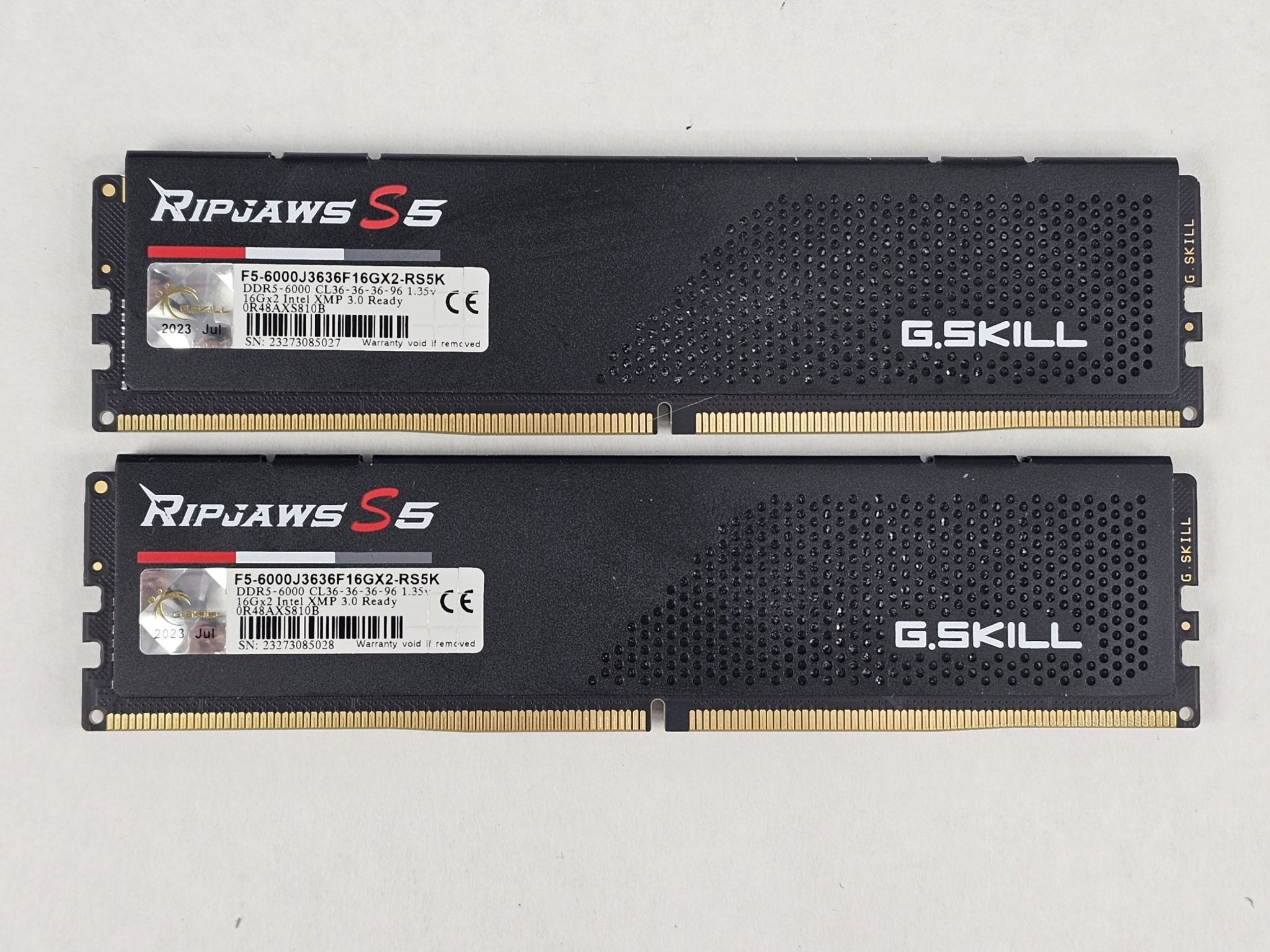 32GB DDR5 (2x16GB) CL36 6000MT/s G.Skill