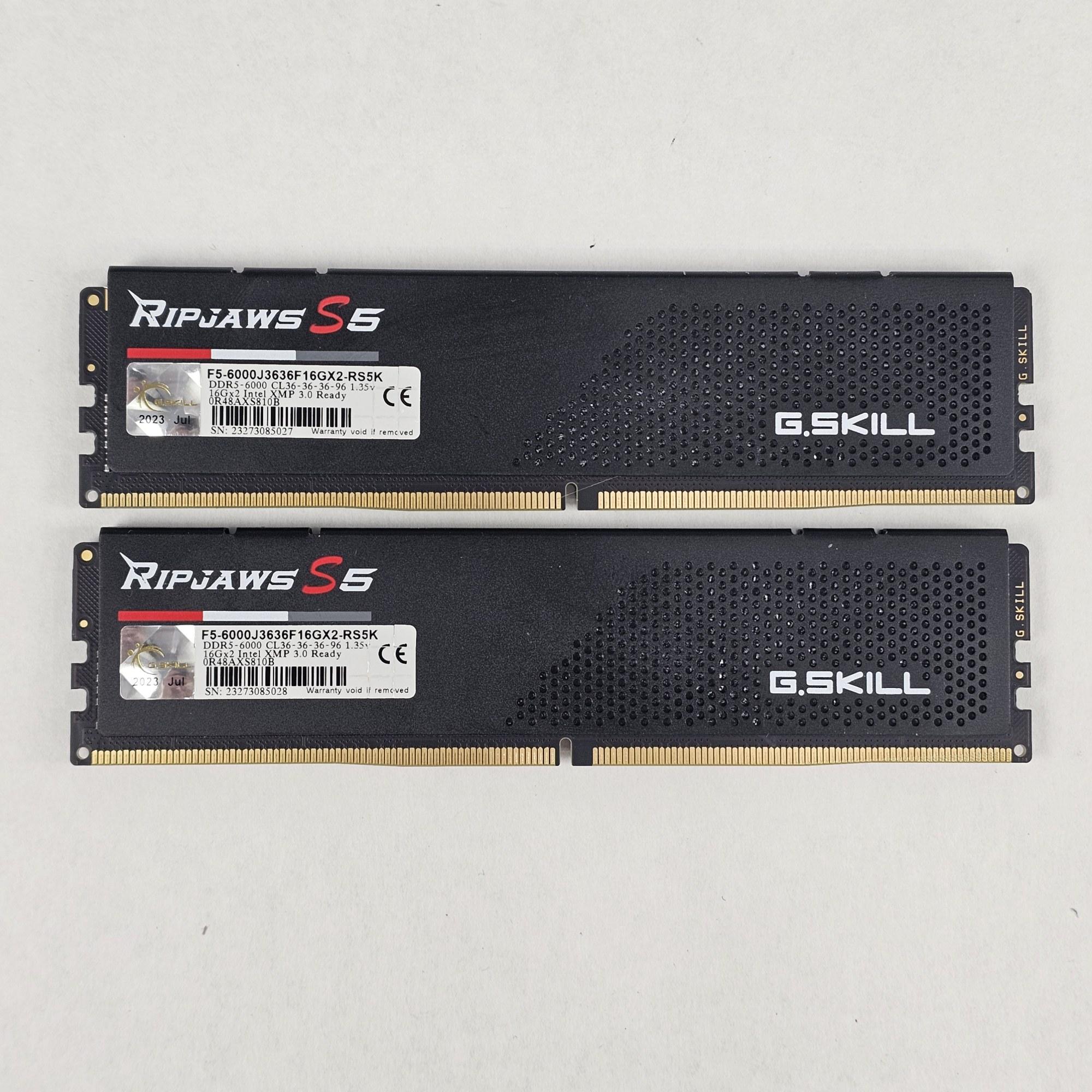 32GB DDR5 (2x16GB) CL36 6000MT/s G.Skill