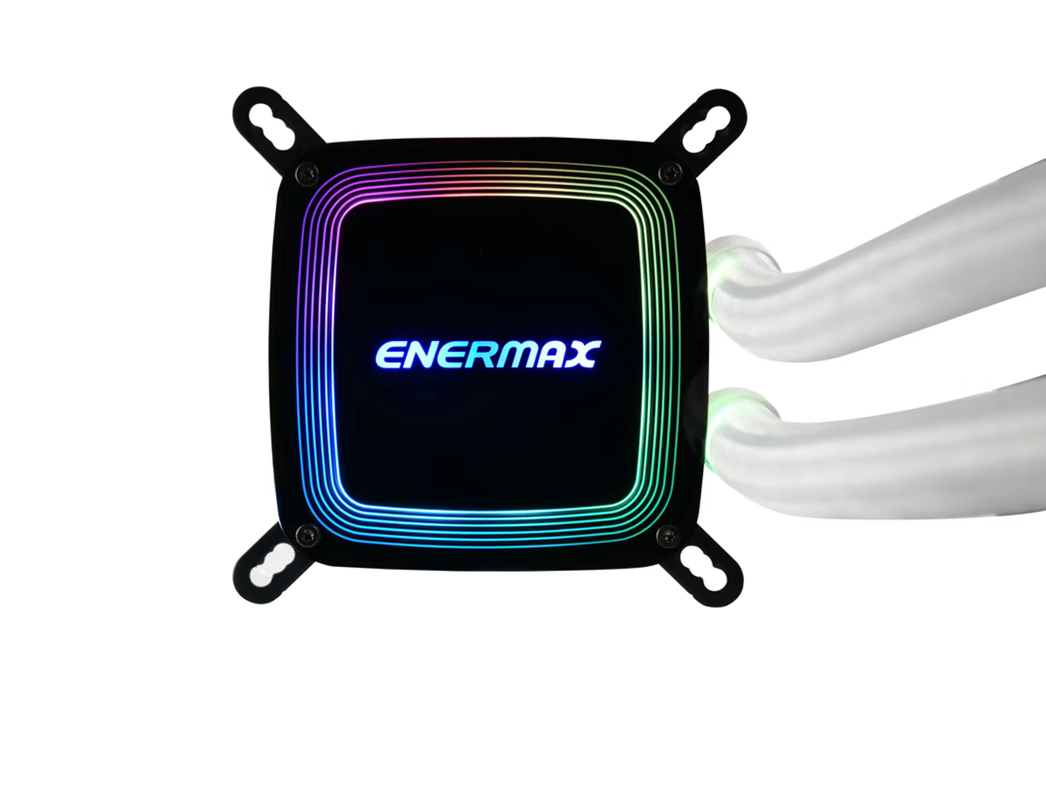 Enermax AQUAFUSION 240mm ARGB All-in-One CPU Liquid Cooler - White + LGA 1700 Bracket