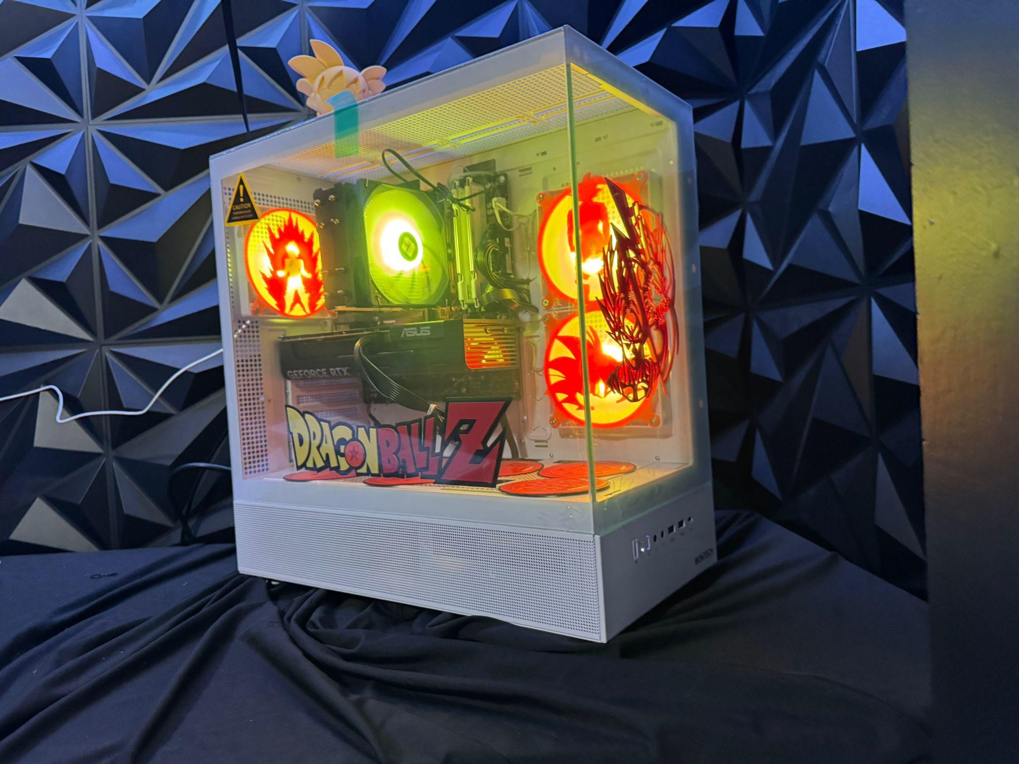 🔥 Son Goku Build 🐉⚡Ryzen 5 7500F | RTX 5060 | 32 GB DR55|1 TB NVMe|