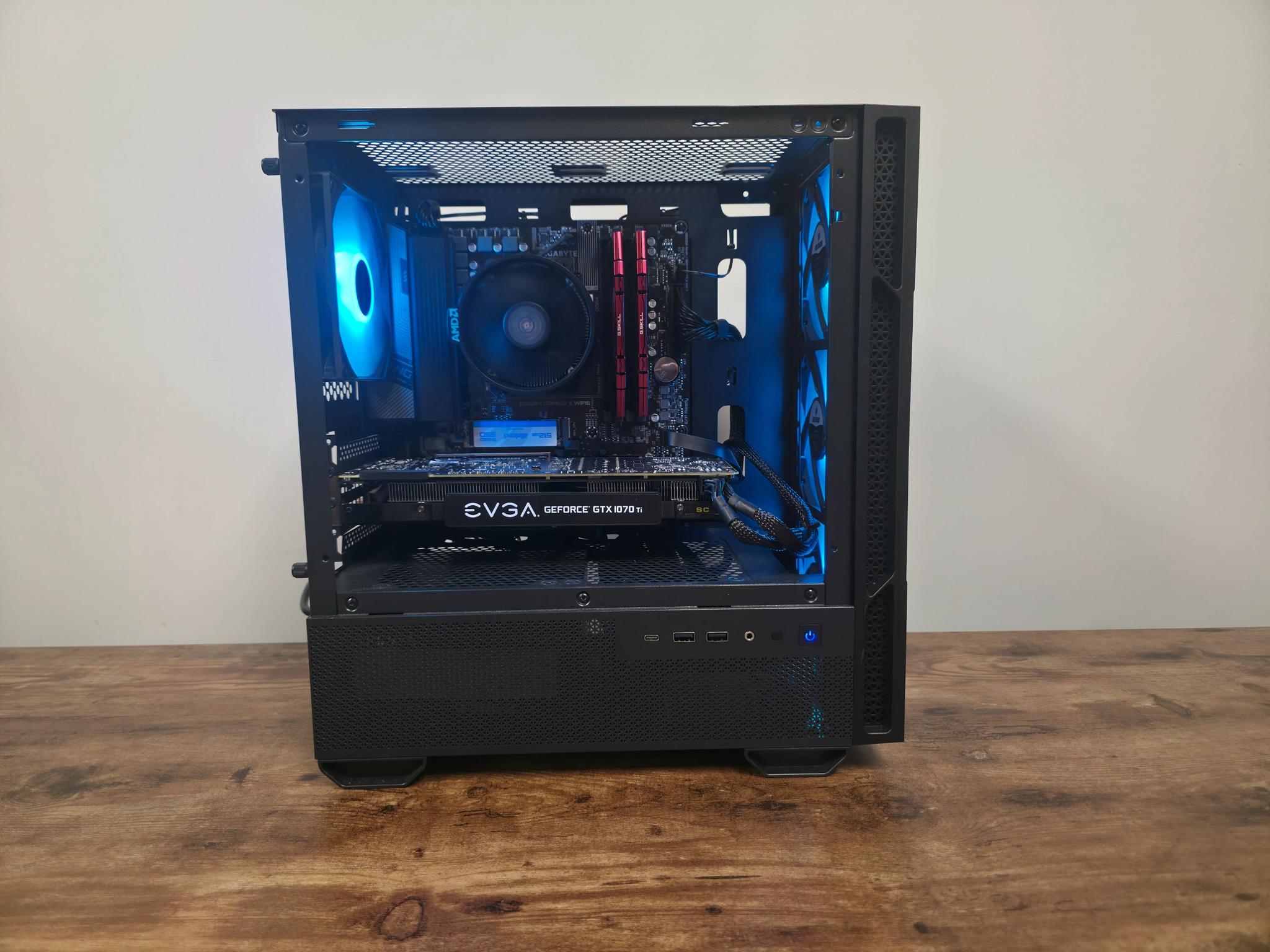🔥 Budget Gaming PC — Ryzen 5 5500 + GTX 1070 Ti + 16GB RAM 🔥