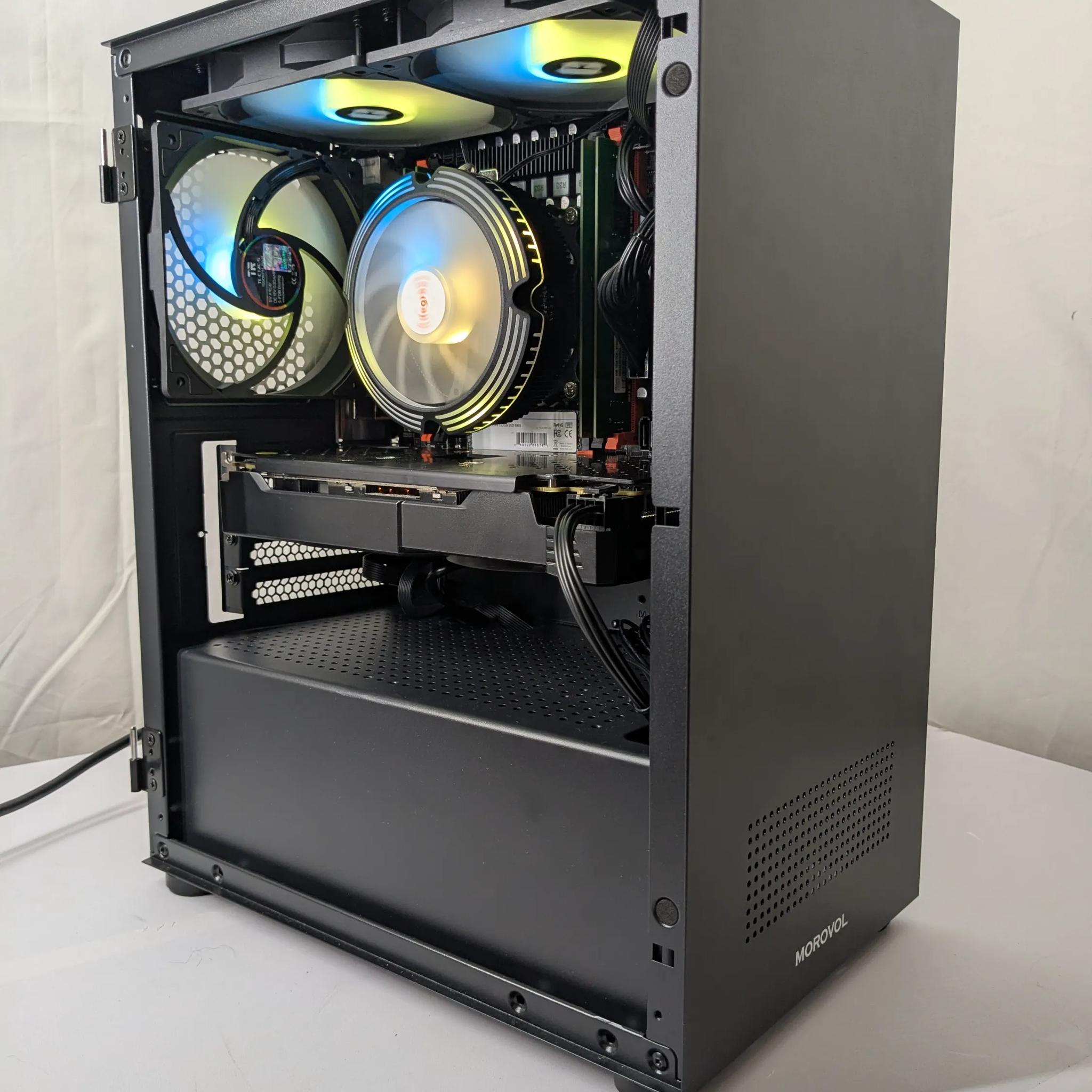 🎮 Budget Gaming PC - RX 570 8GB | Xeon 2630 V4 | 16GB RAM | 500GB NVMe | Win 11 🎮