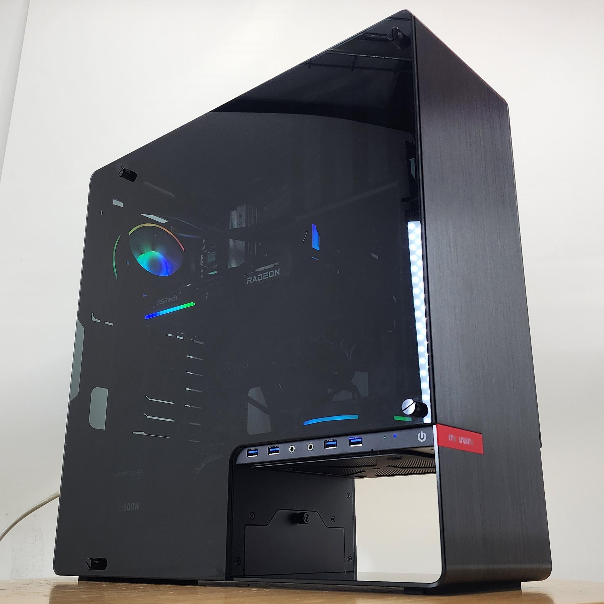 Gaming PC Ryzen 5 7600X 16GB RAM 500GB SSD RX 9060 8GB Windows 11 Computer