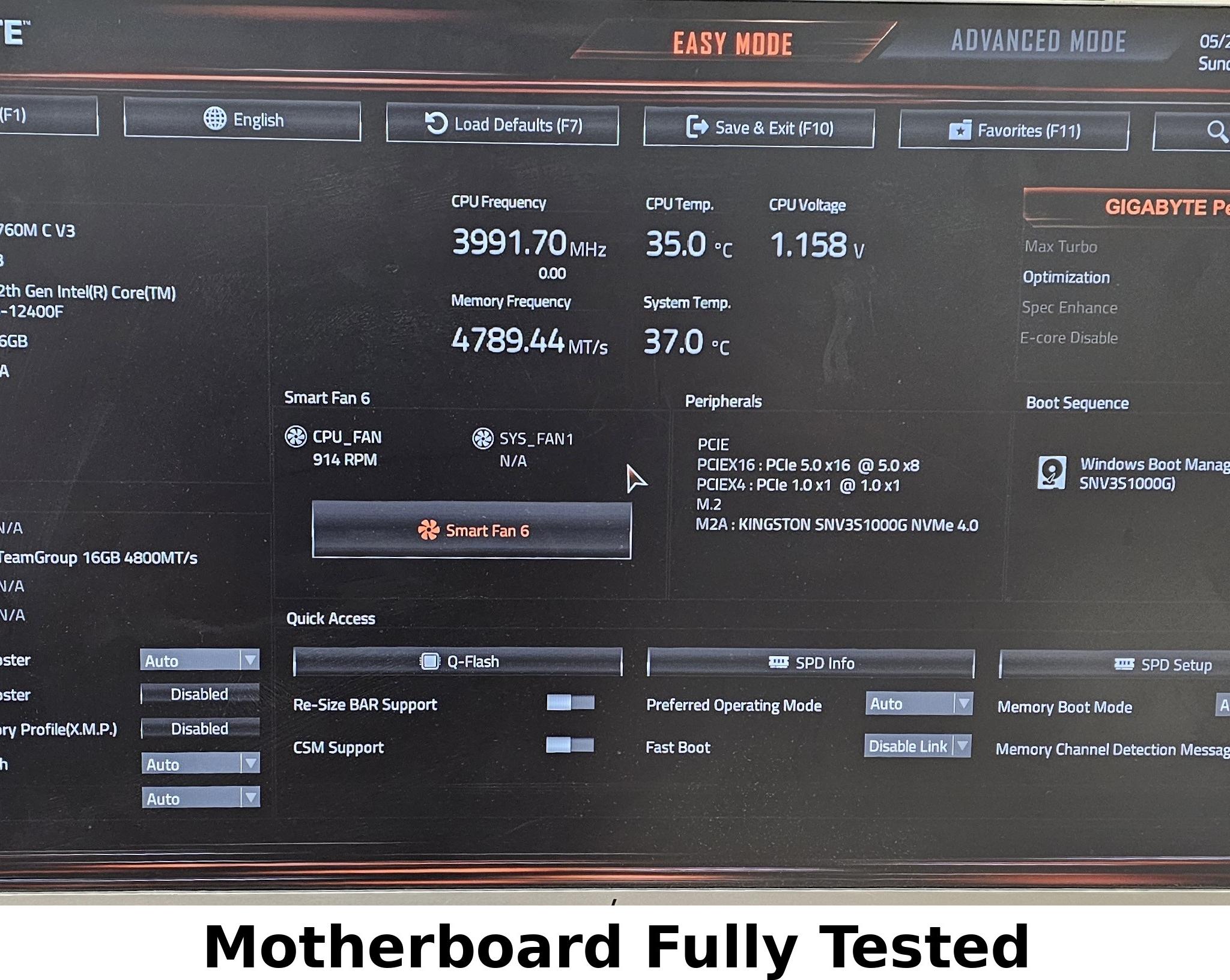 Gigabyte B760M C V3 LGA1700 DDR5 mATX Motherboard