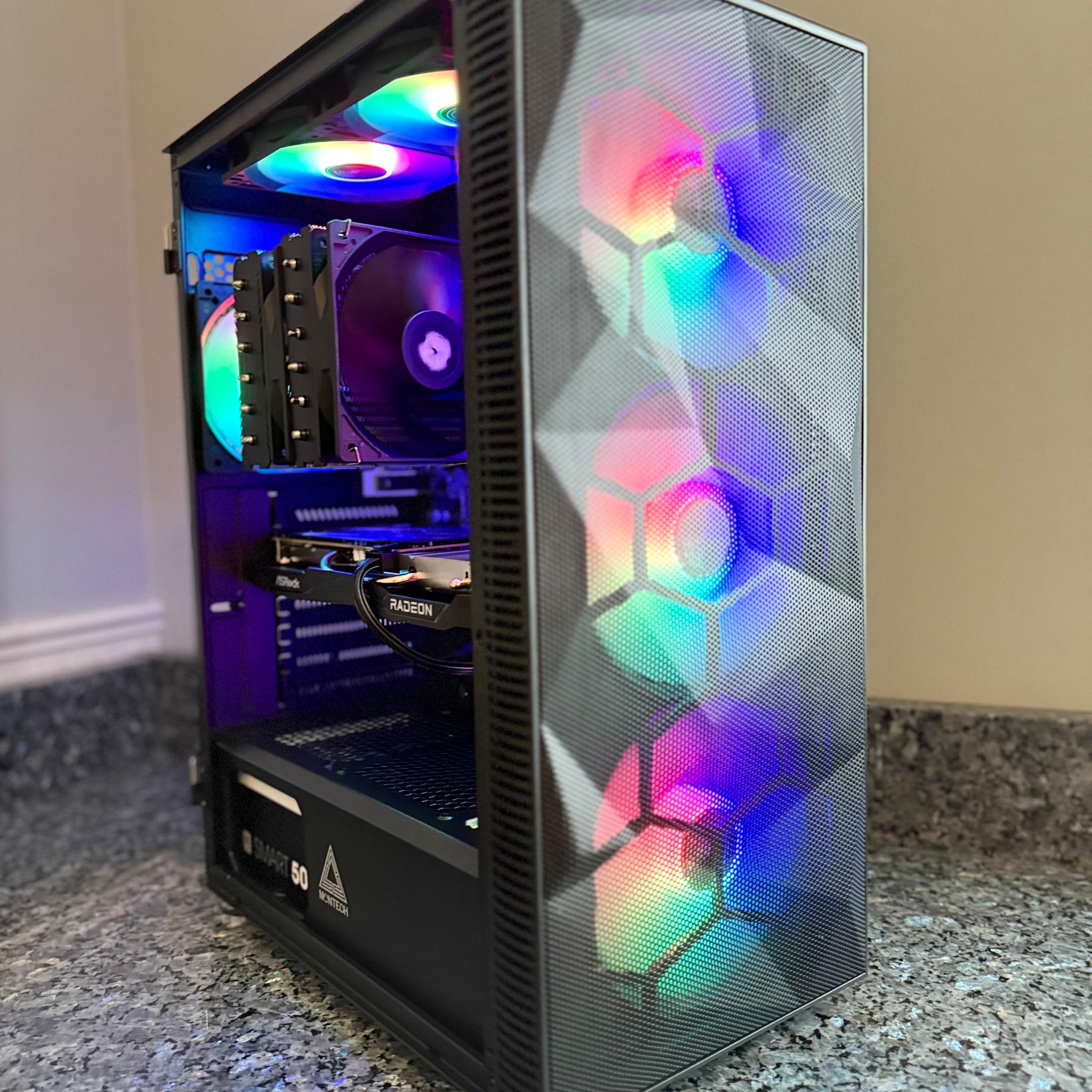 ❄️Holiday Sale❄️ | Maximum Performance Budget PC | RX 6600 | Ryzen 5 5500 | 1 TB SSD