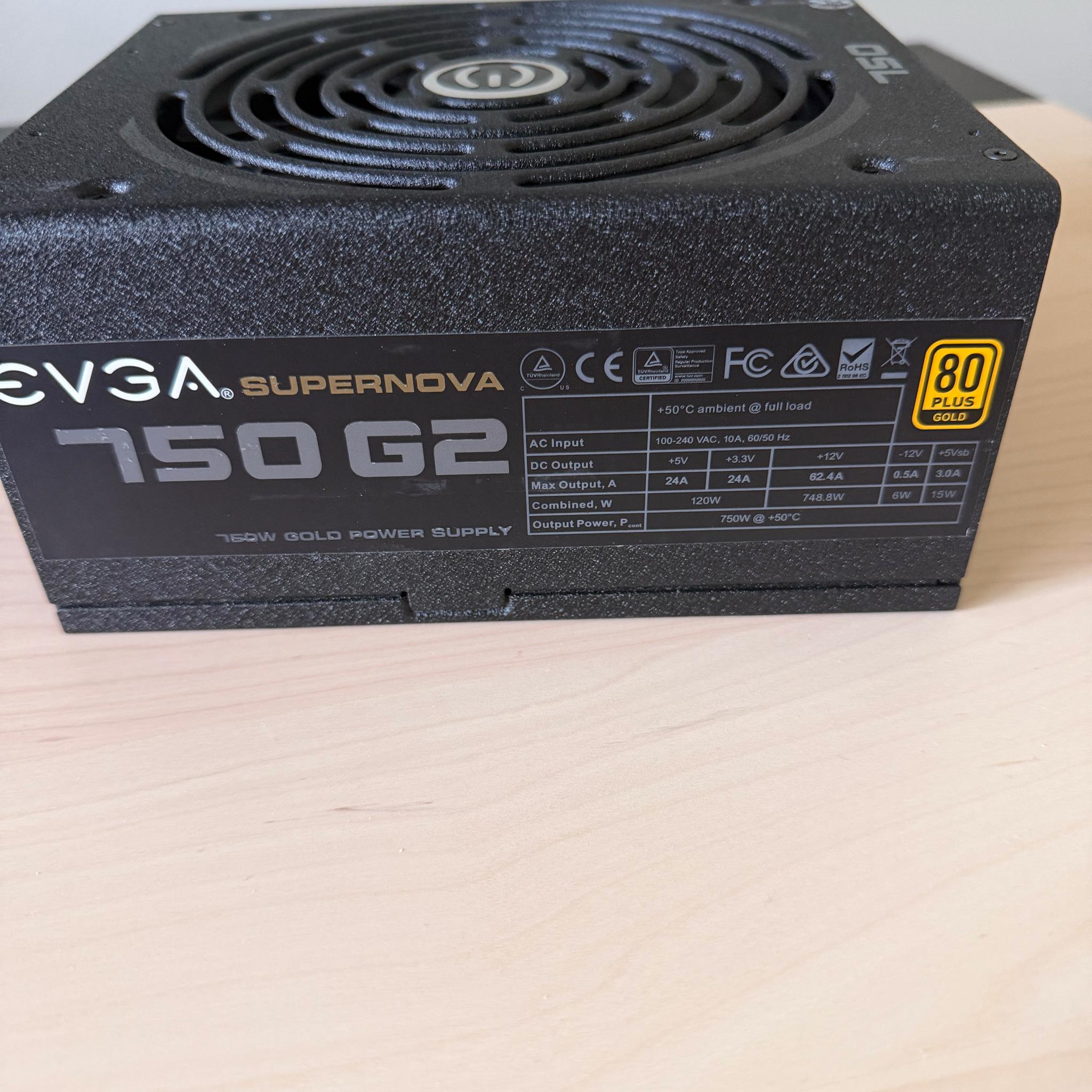 EVGA Supernova 750W Gold Power Supply