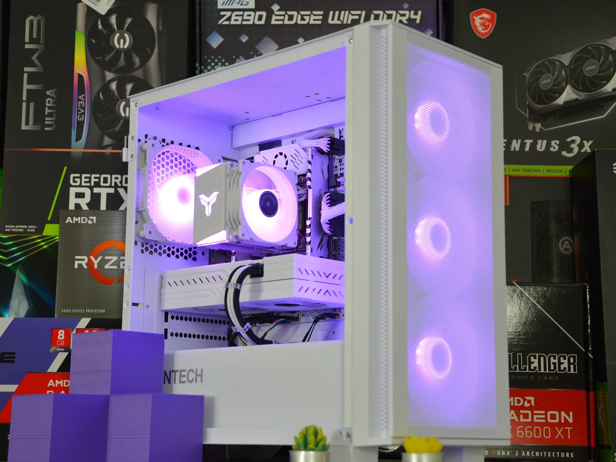 ⚪⚪| RX 580 8GB | INTEL XEON E5 2670 V3 | 16GB DDR4 RAM | 1TB NVME SSD | White-Out 2.0 |