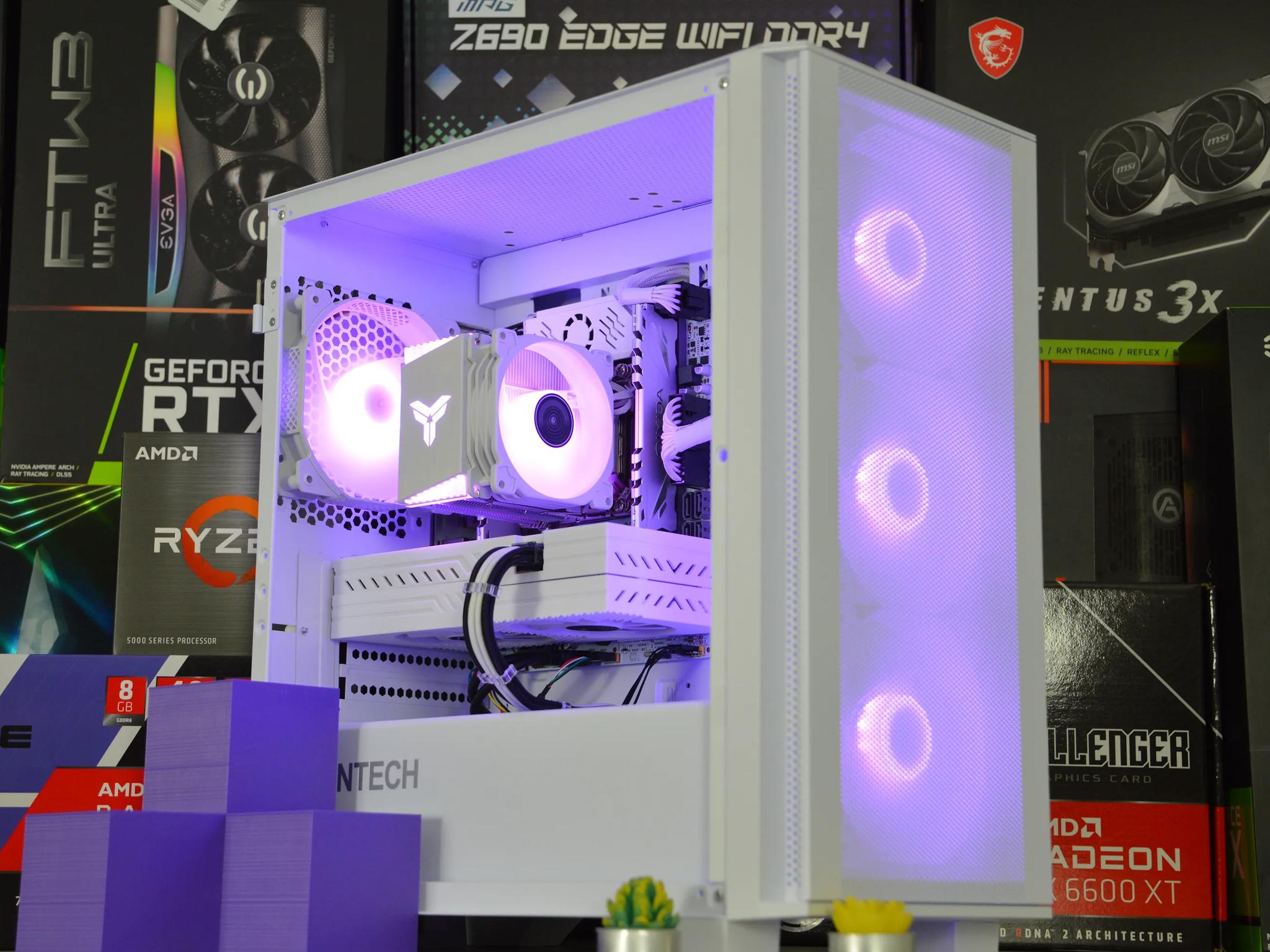 ⚪⚪| RX 580 8GB | INTEL XEON E5 2670 V3 | 16GB DDR4 RAM | 1TB NVME SSD | White-Out 2.0 |