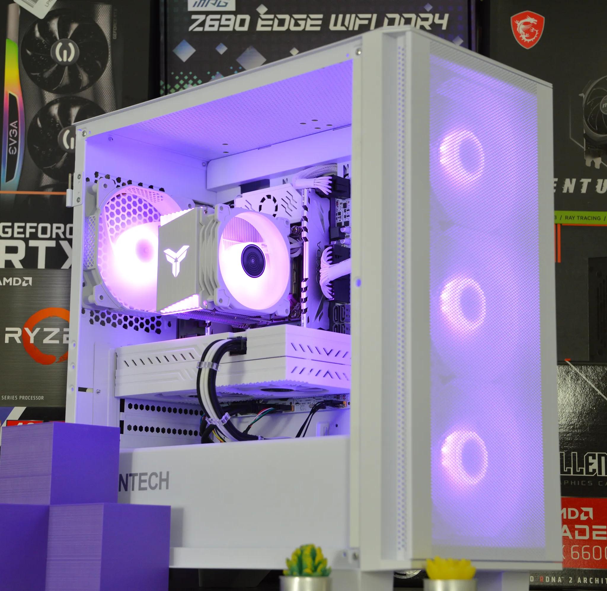 ⚪⚪| RX 580 8GB | INTEL XEON E5 2670 V3 | 16GB DDR4 RAM | 1TB NVME SSD | White-Out 2.0 |