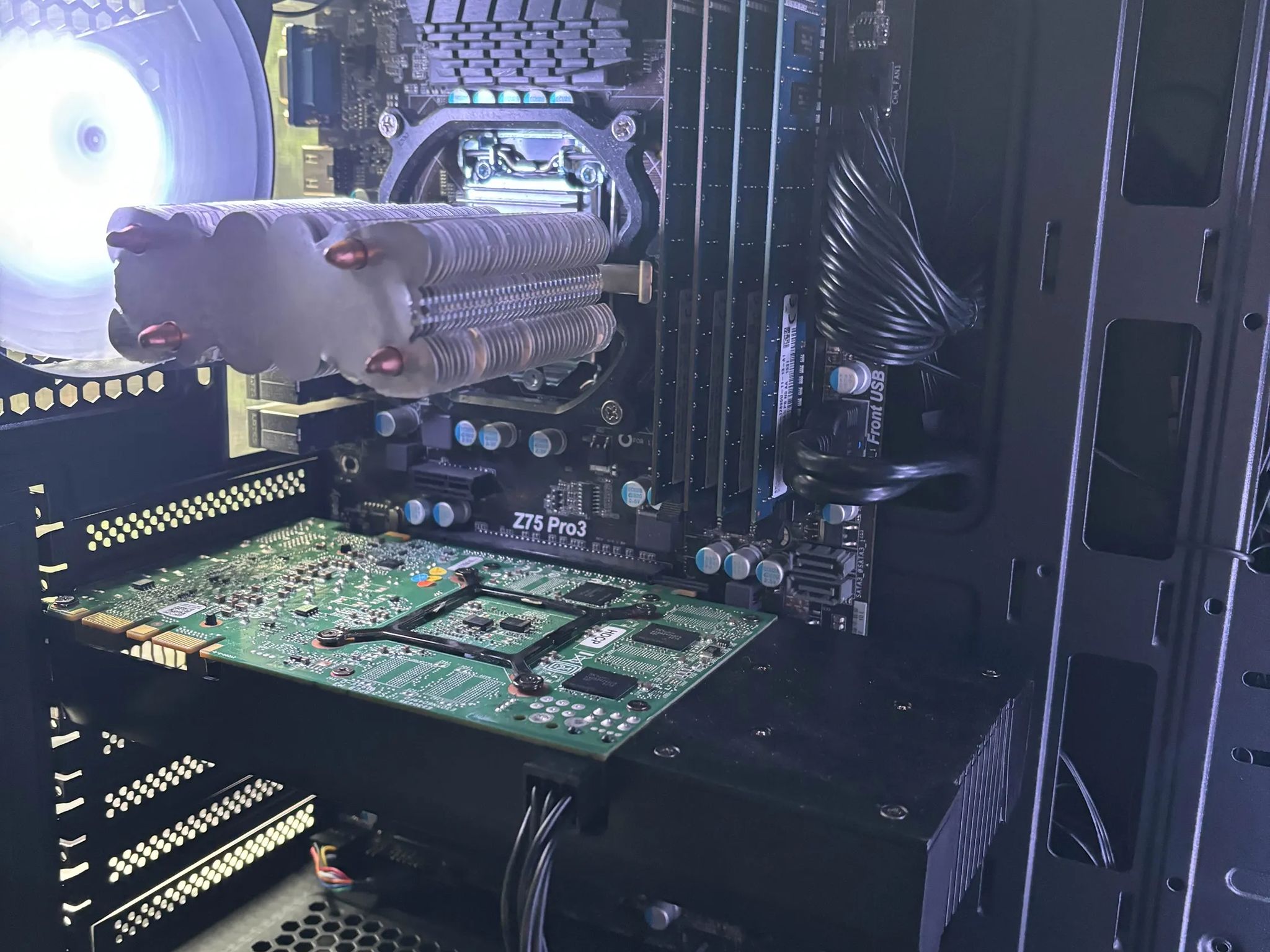 GAMING PC i5 16GB NVIDIA GTX 760 RGB Lighting RGB Fans Computer