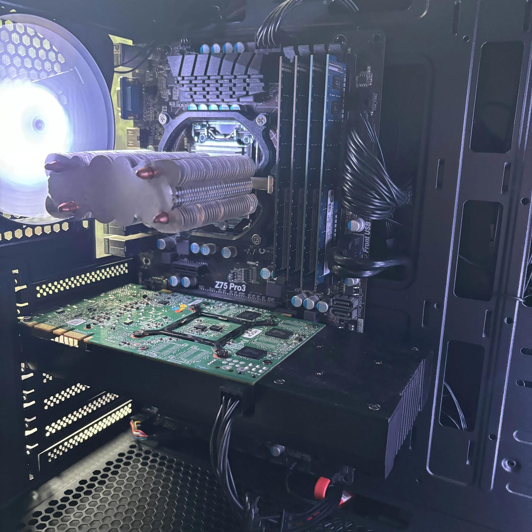 GAMING PC i5 16GB NVIDIA GTX 760 RGB Lighting RGB Fans Computer