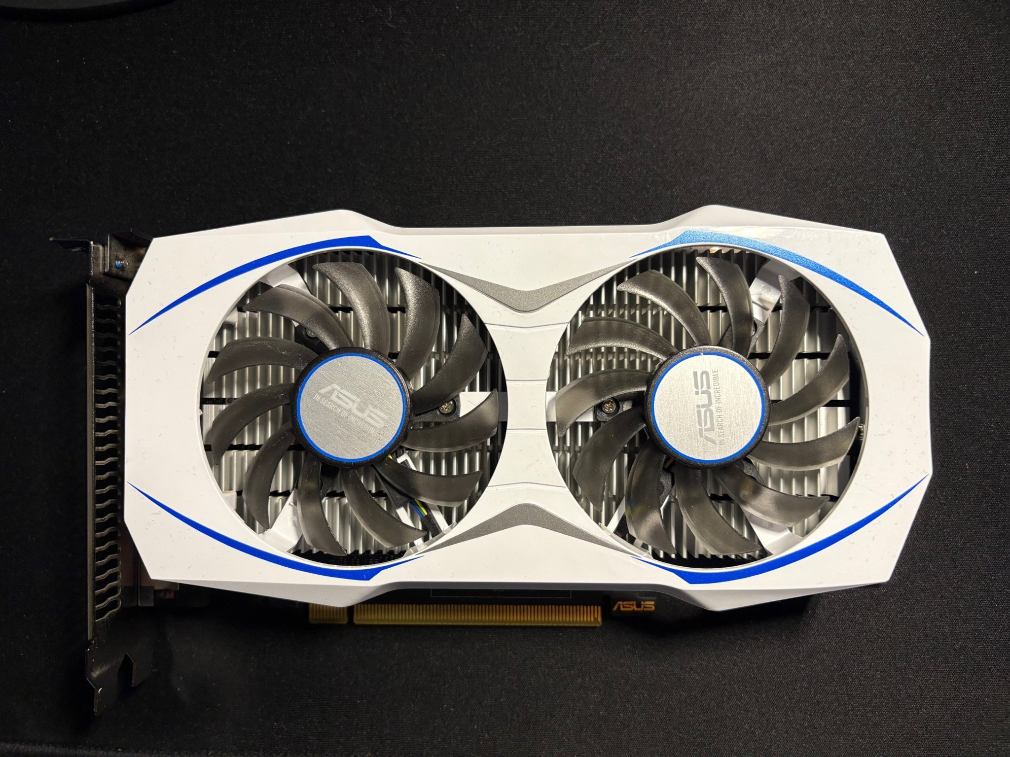 White ASUS GTX 1050 2GB *TESTED AND WORKING*